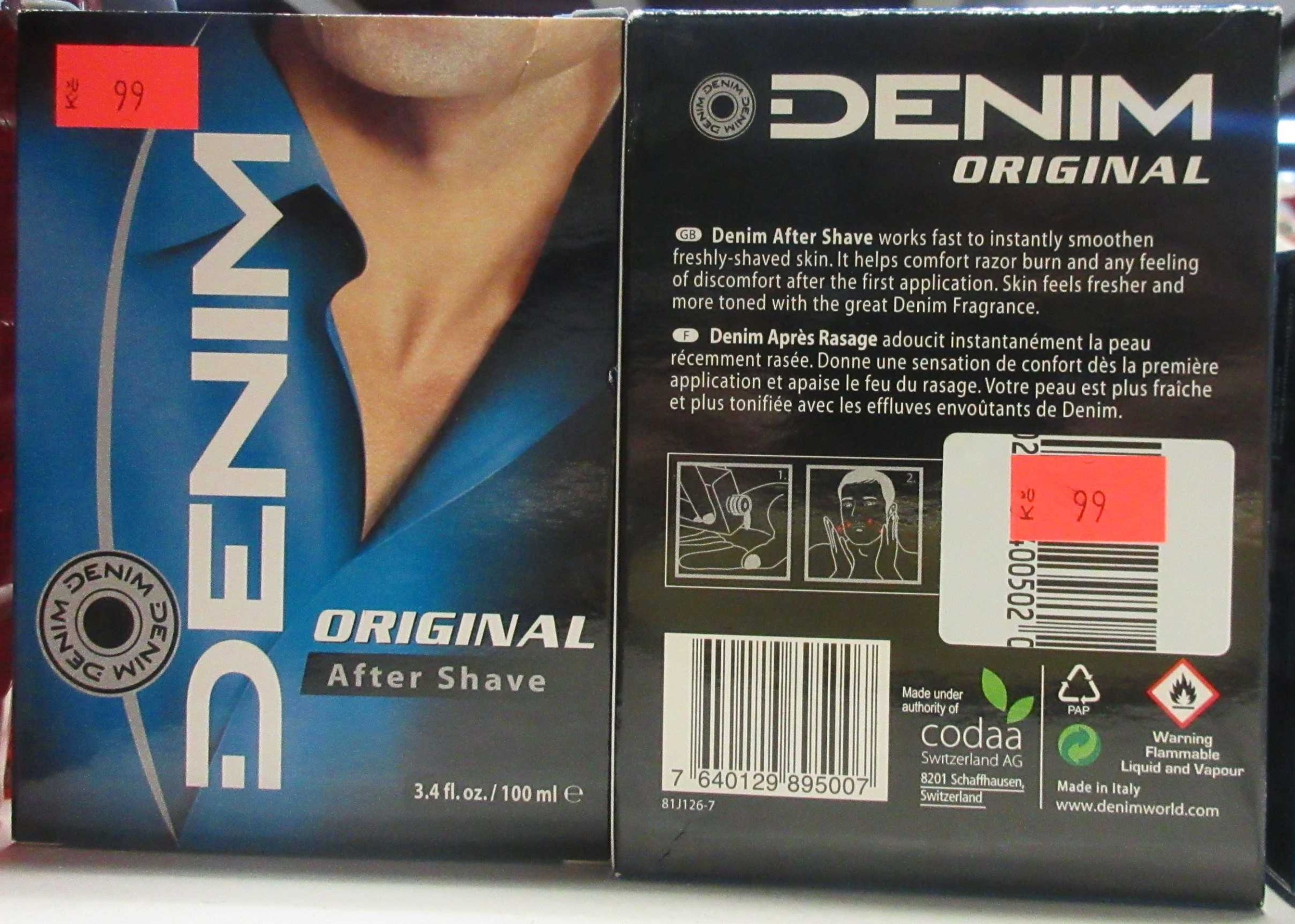 Voda po holení Denim Original (2) - Zdraví nebezpečná kosmetika (15/21)