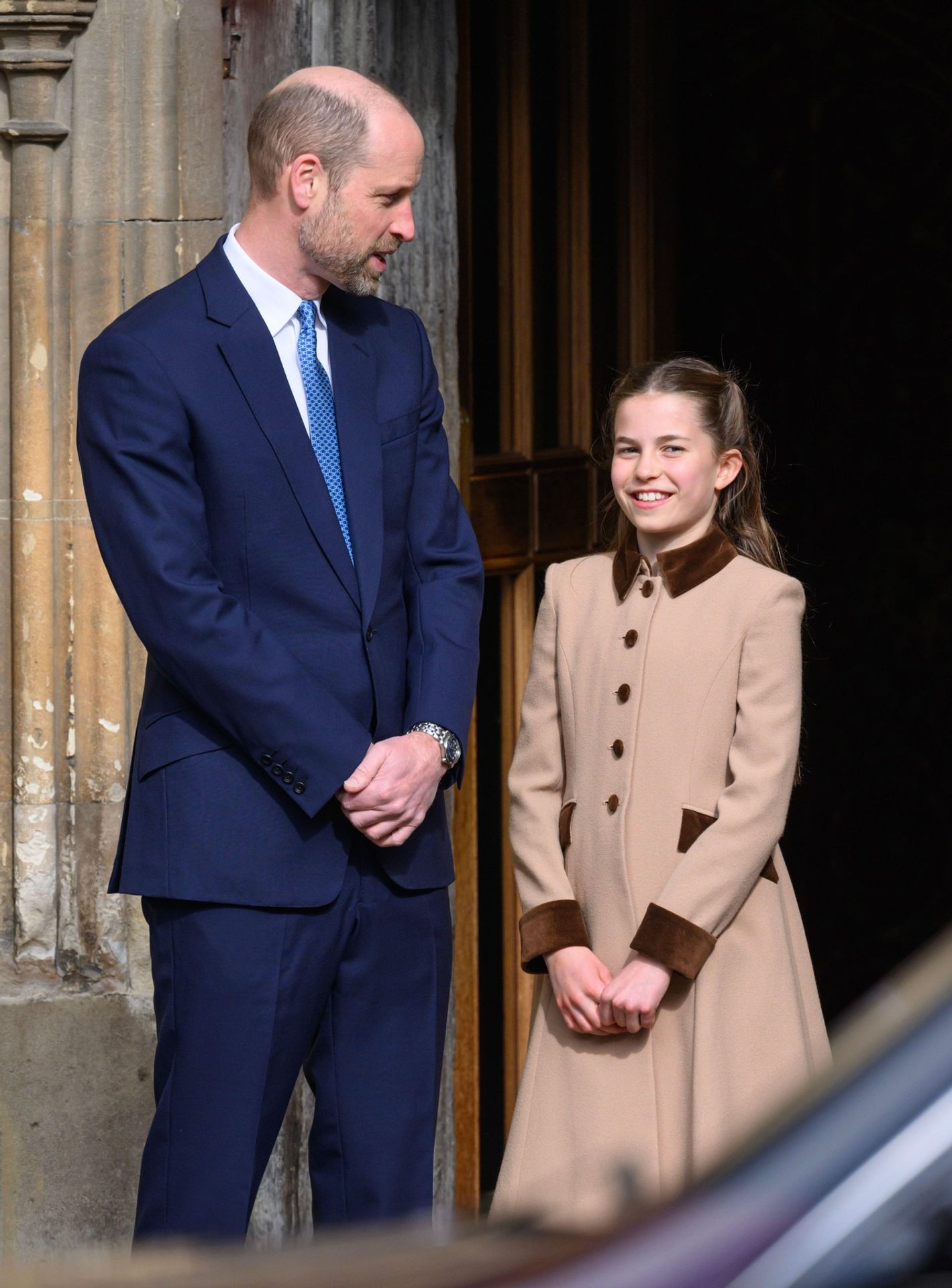 Britská královská rodina na velikonoční mši - Princezna Kate na velikonoční bohoslužbě (8/8)