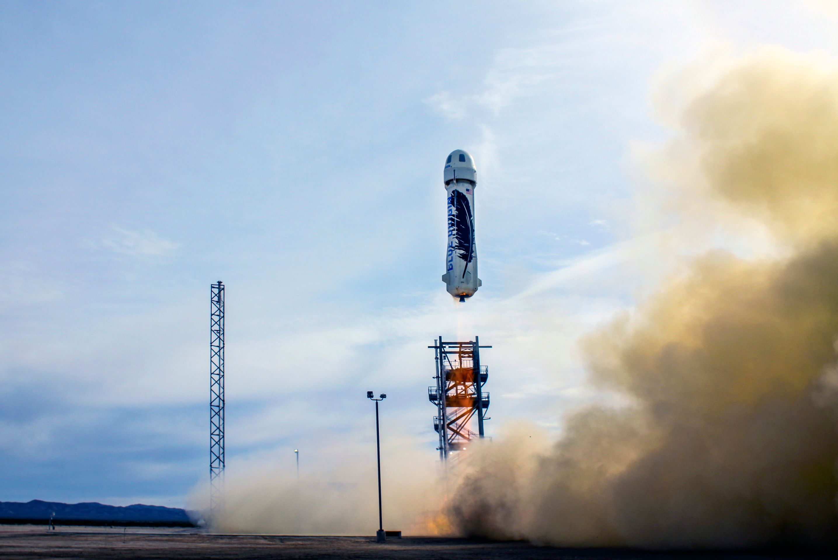 Start rakety New Shepard - GALERIE: TEST RAKETY (3/11)