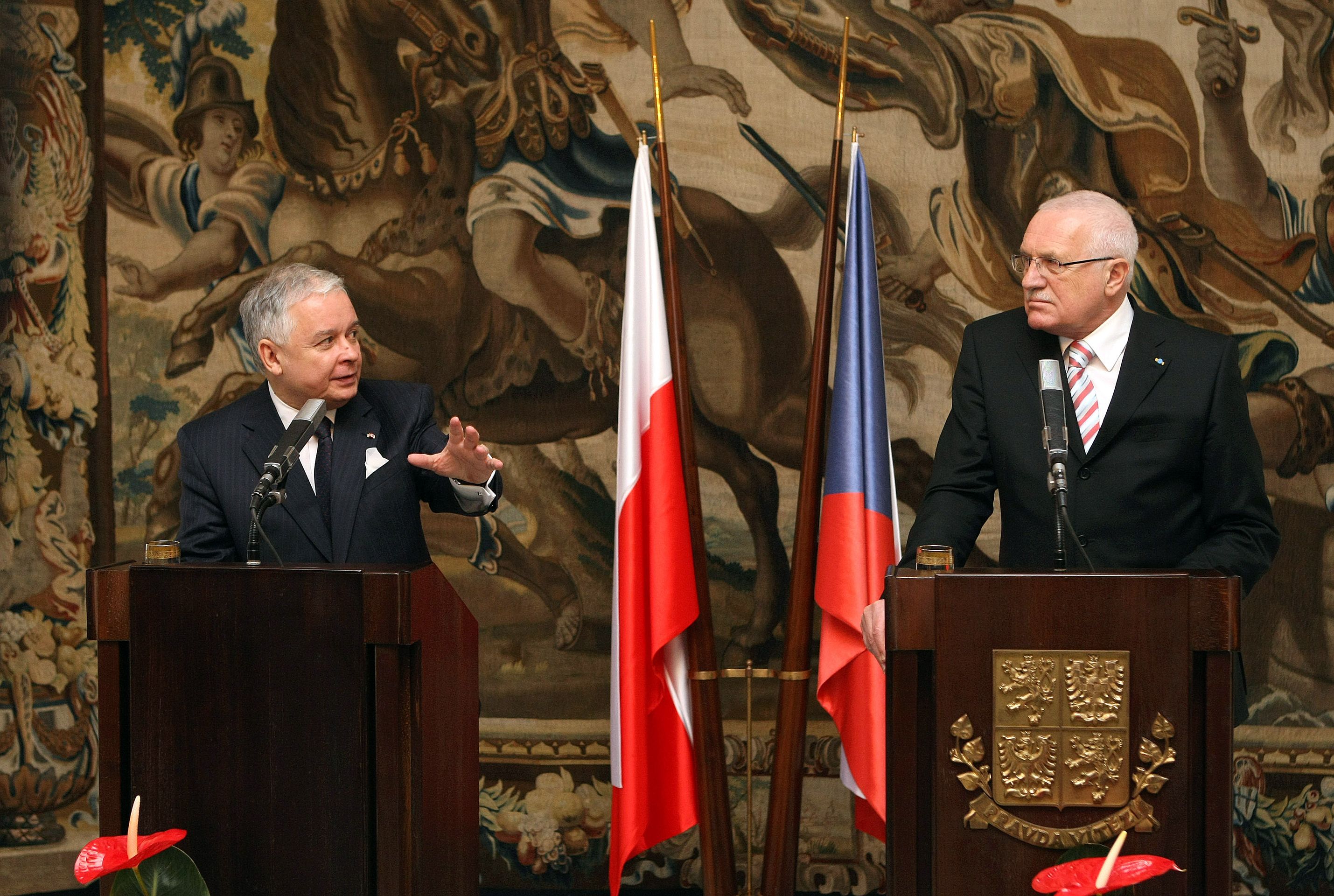 Kaczynski na návštěvě ČR - GALERIE: Lech Kaczyński (5/8)