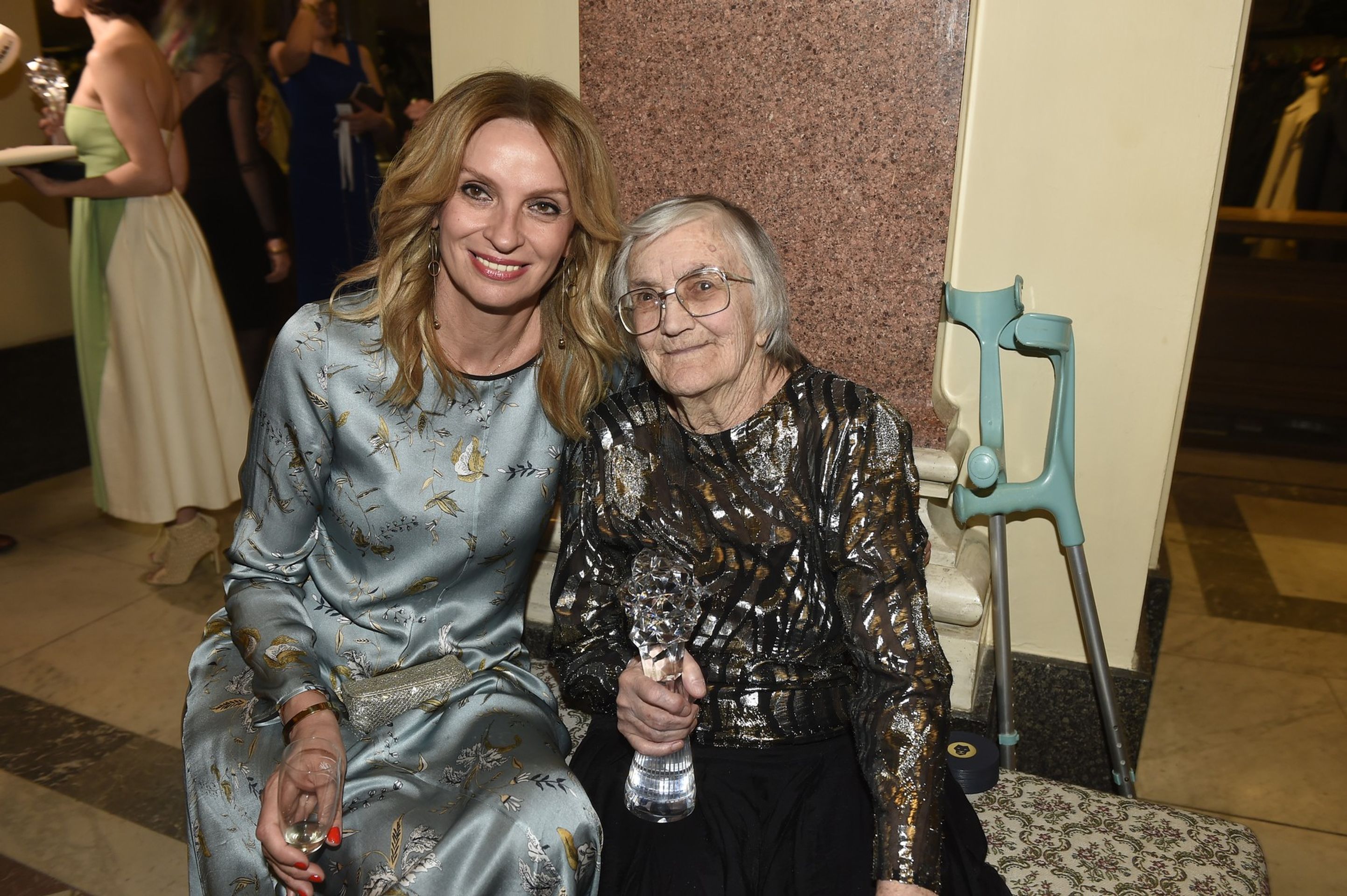 Věra Plívová-Šimková a Ivana Chýlková, 23. 3. 2019 Výroční filmové ceny Český lev - Věra Plívová-Šimková (3/4)