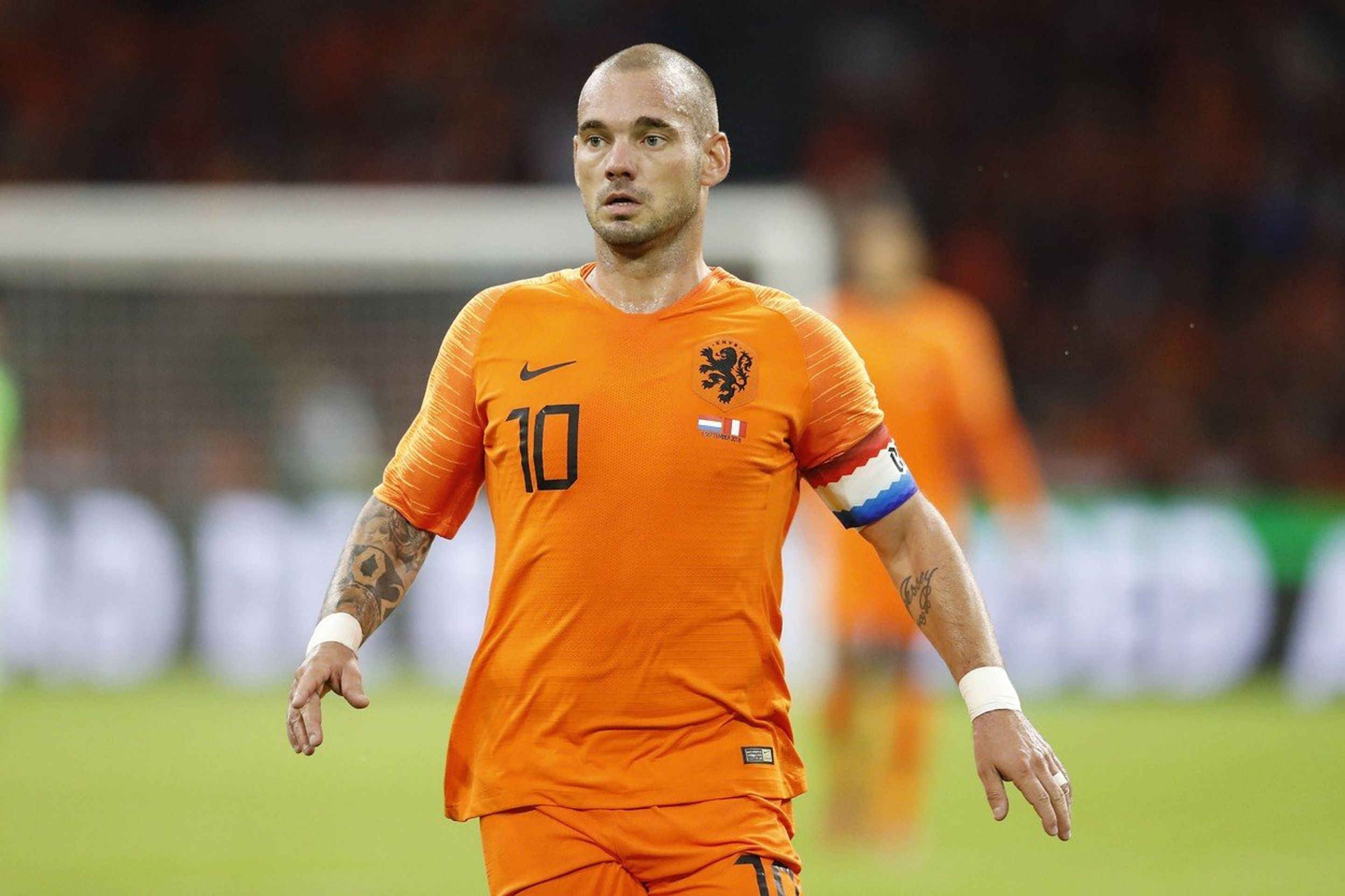 Wesley Sneijder se loučil s reprezentací - GALERIE: Wesley Sneijder se rozloučil s reprezentační kariérou (2/4)
