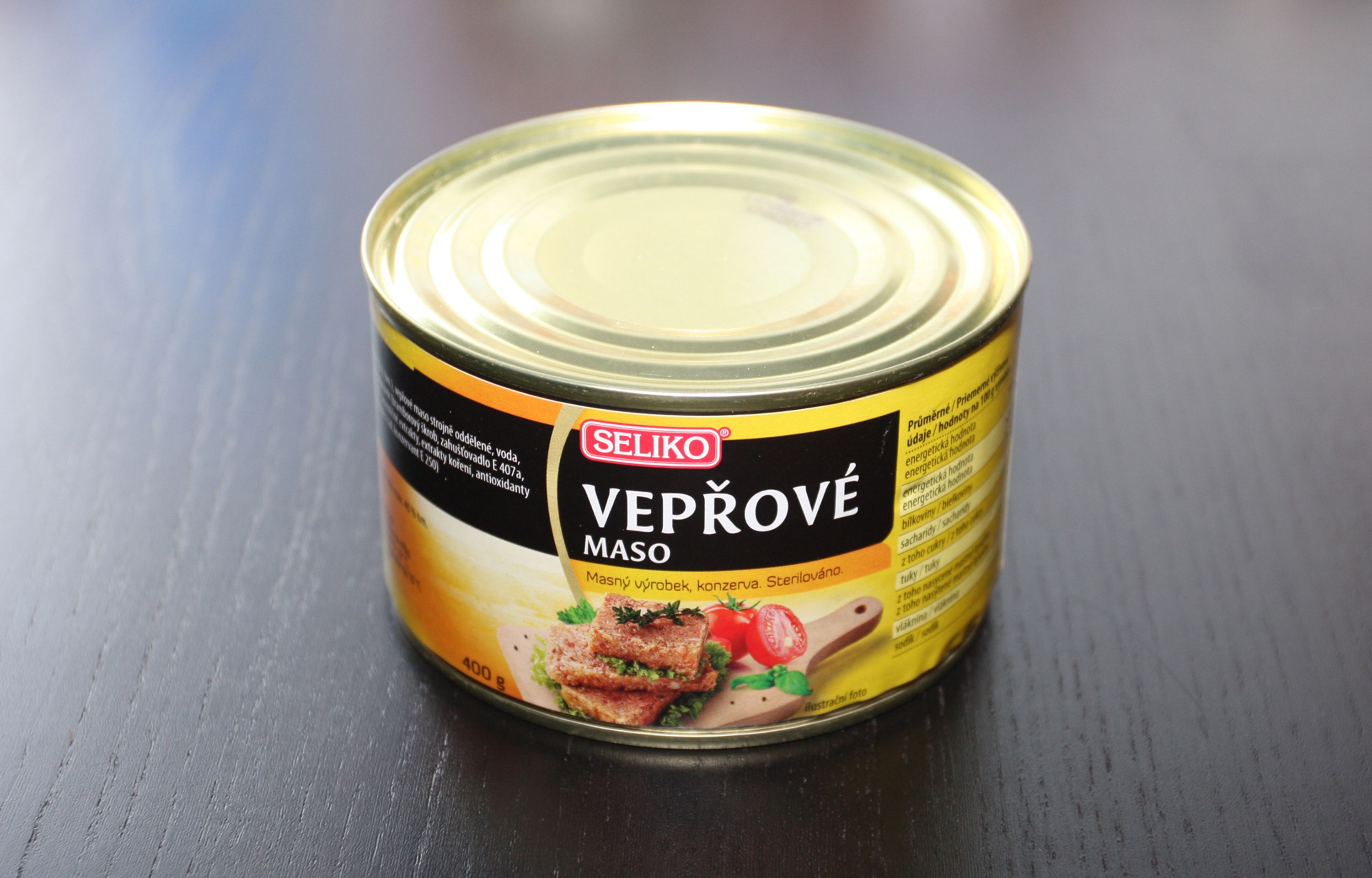 Test - vepřové maso - Seliko - GALERIE: Test vepřových konzerv (12/15)
