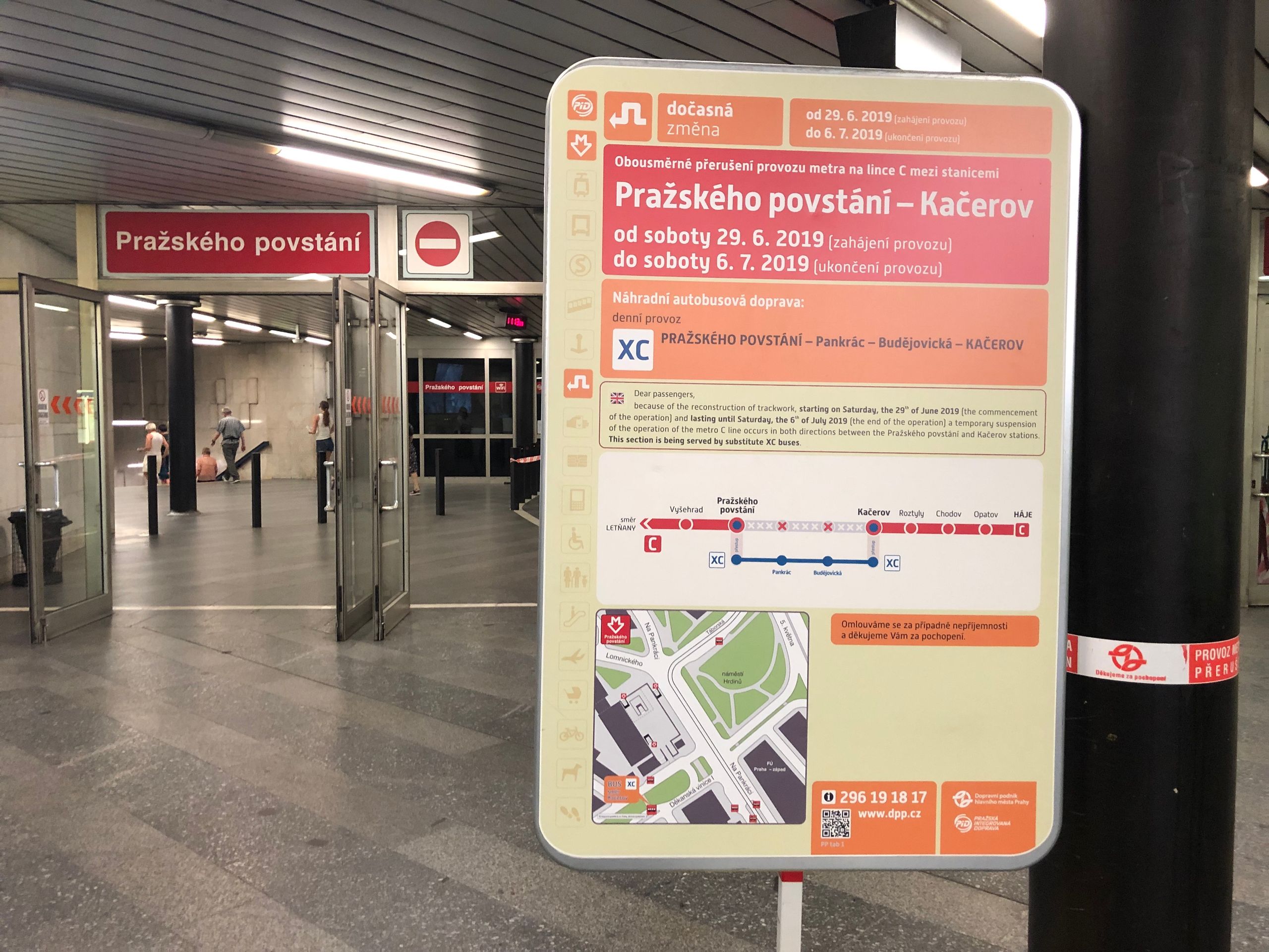 Pražského povstání výluka - 8 - GALERIE: Výluka metra: Pražského povstání (8/11)