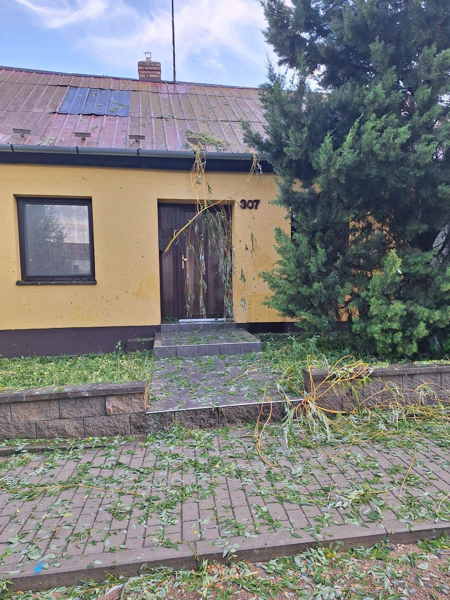 Následky bouřek v Moravské Nové Vsi - Následky bouřek (7/13)