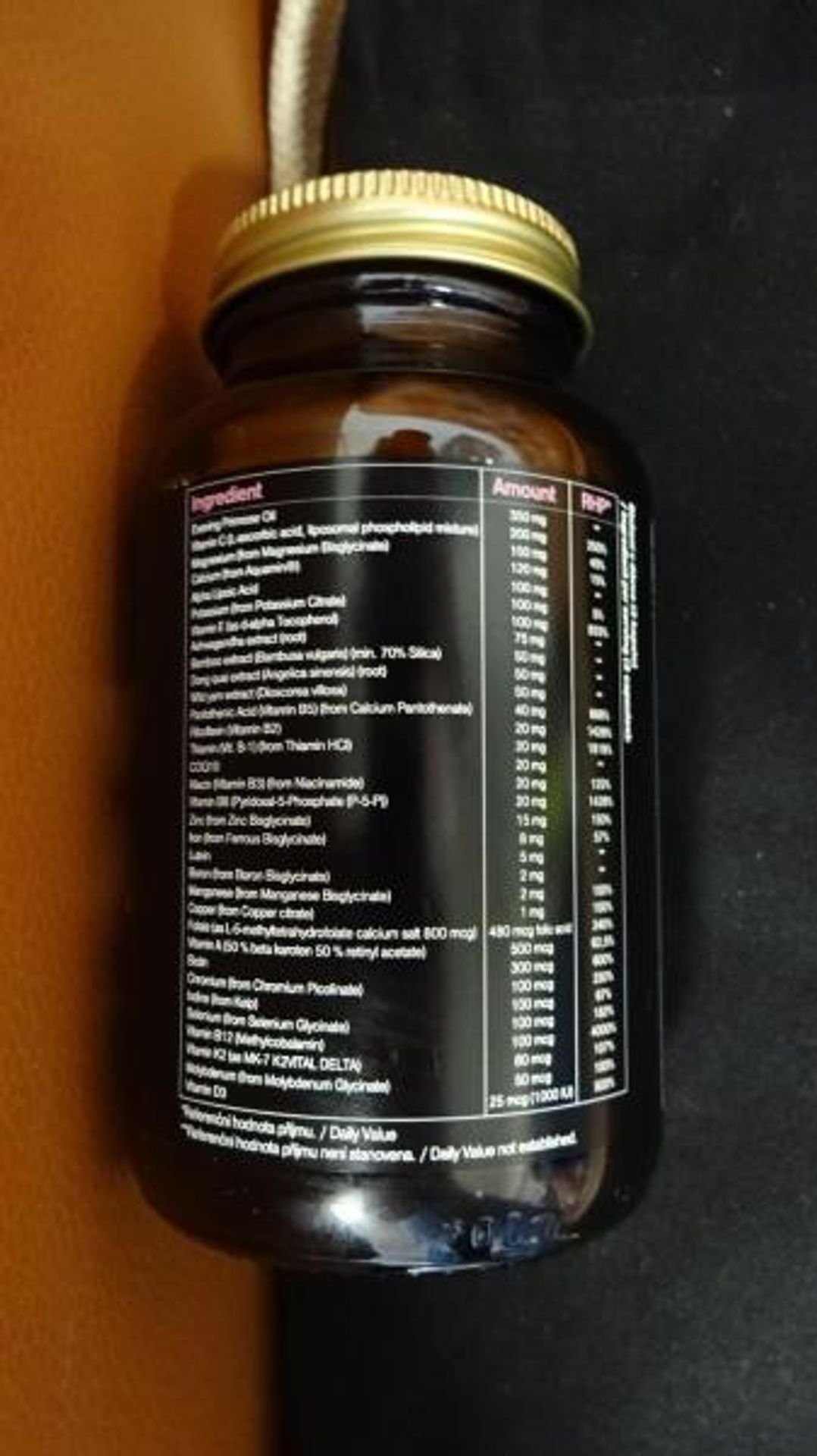Šizený potravinový doplněk Multivitamin (2) - Zdraví nebezpečné a nevyhovující potravinové doplňky (10/11)
