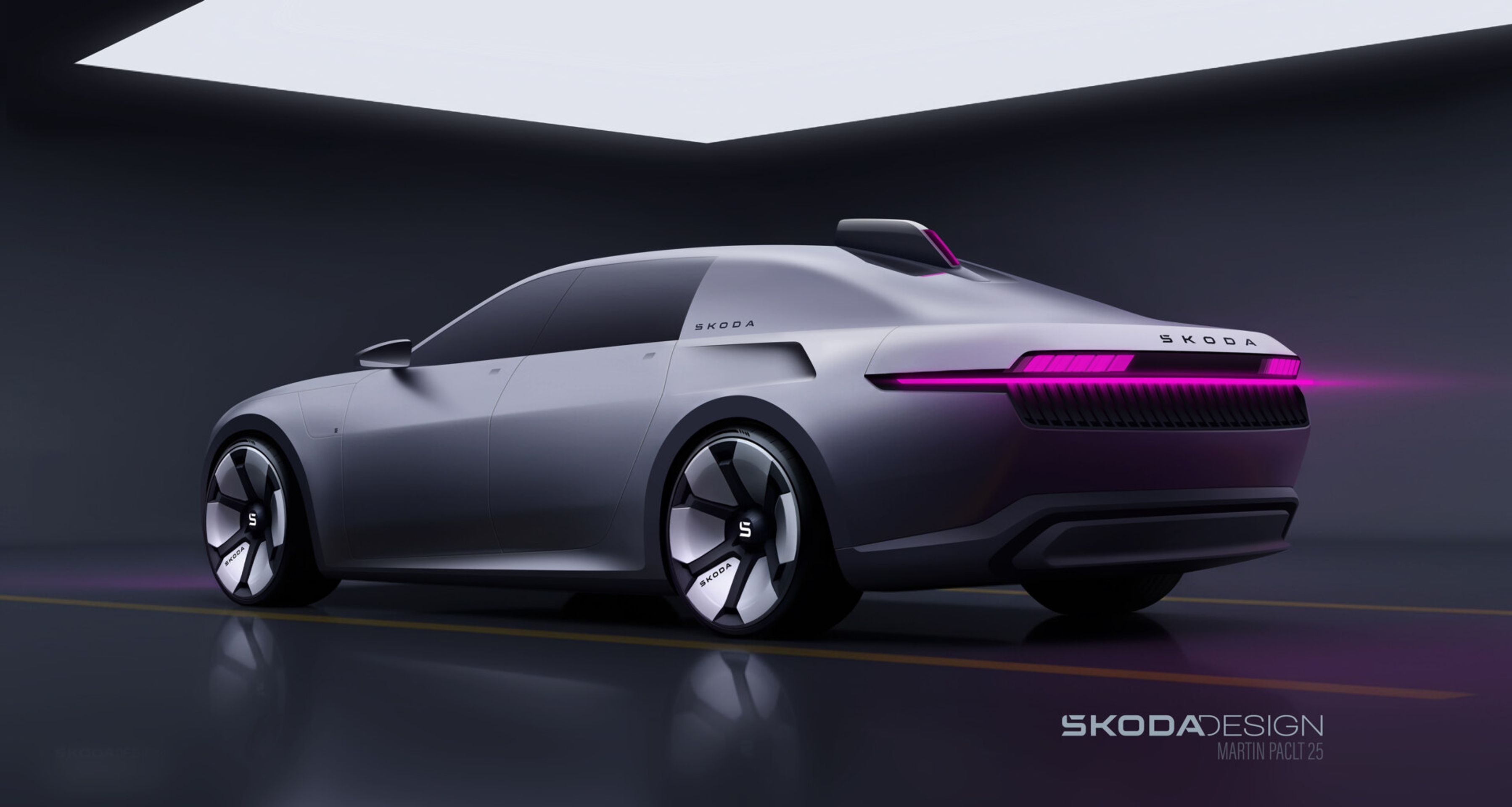 Designér Martin Paclt vytvořil moderní interpretaci legendární Škody 100 - Designér Martin Paclt vytvořil moderní interpretaci legendární Škody 100 (3/9)