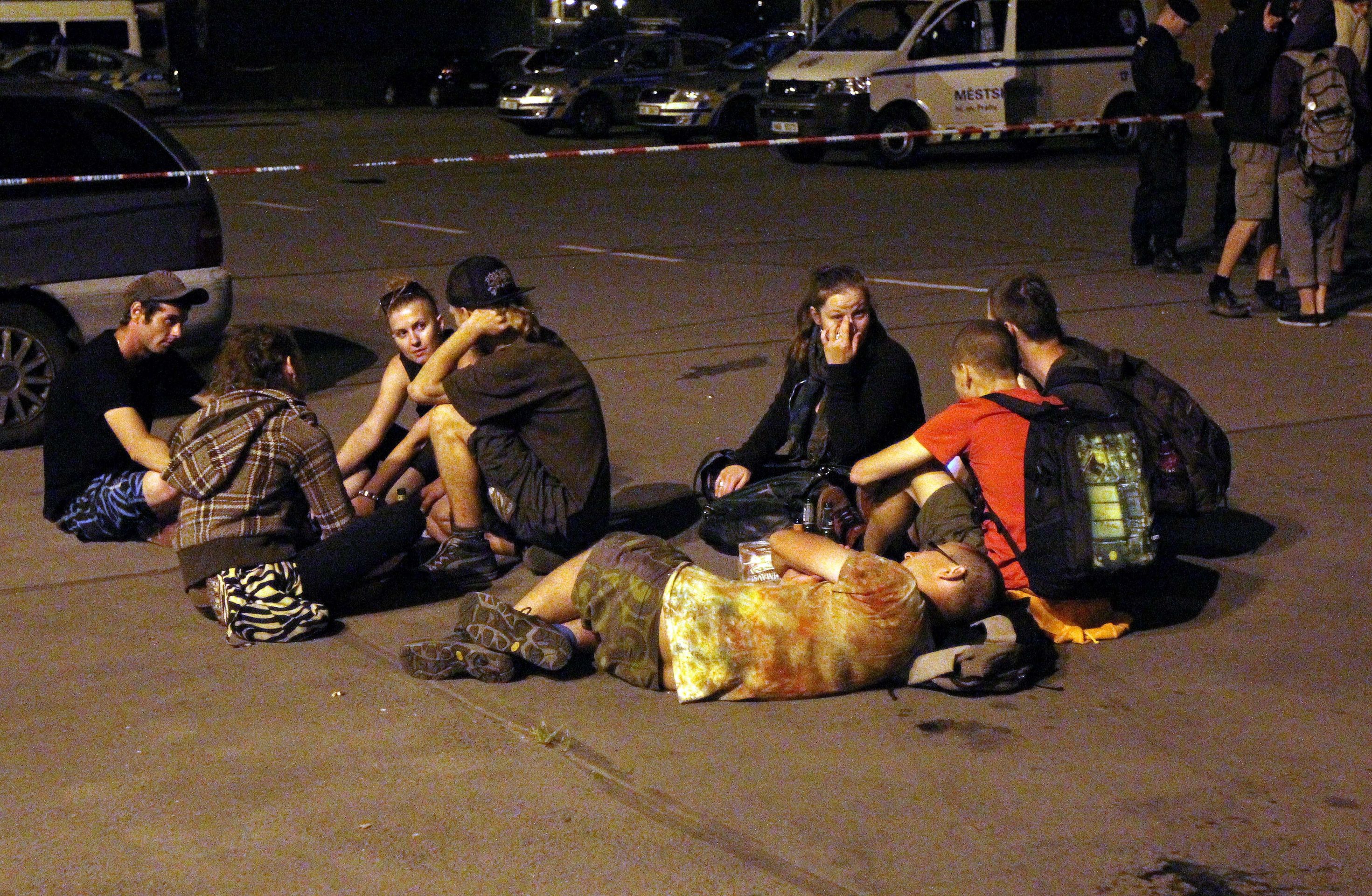 Squatteři obsadili Miladu - 3 - Násilné vyklízení squatu Milada (11/14)
