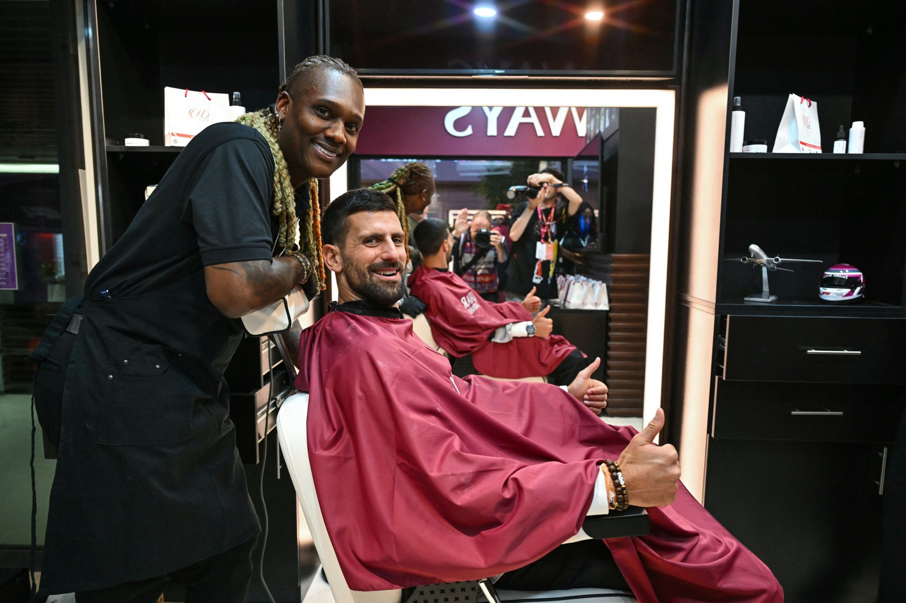 Novak Djokovič na F1 v Kataru - Novak Djokovič na F1 v Kataru (6/6)
