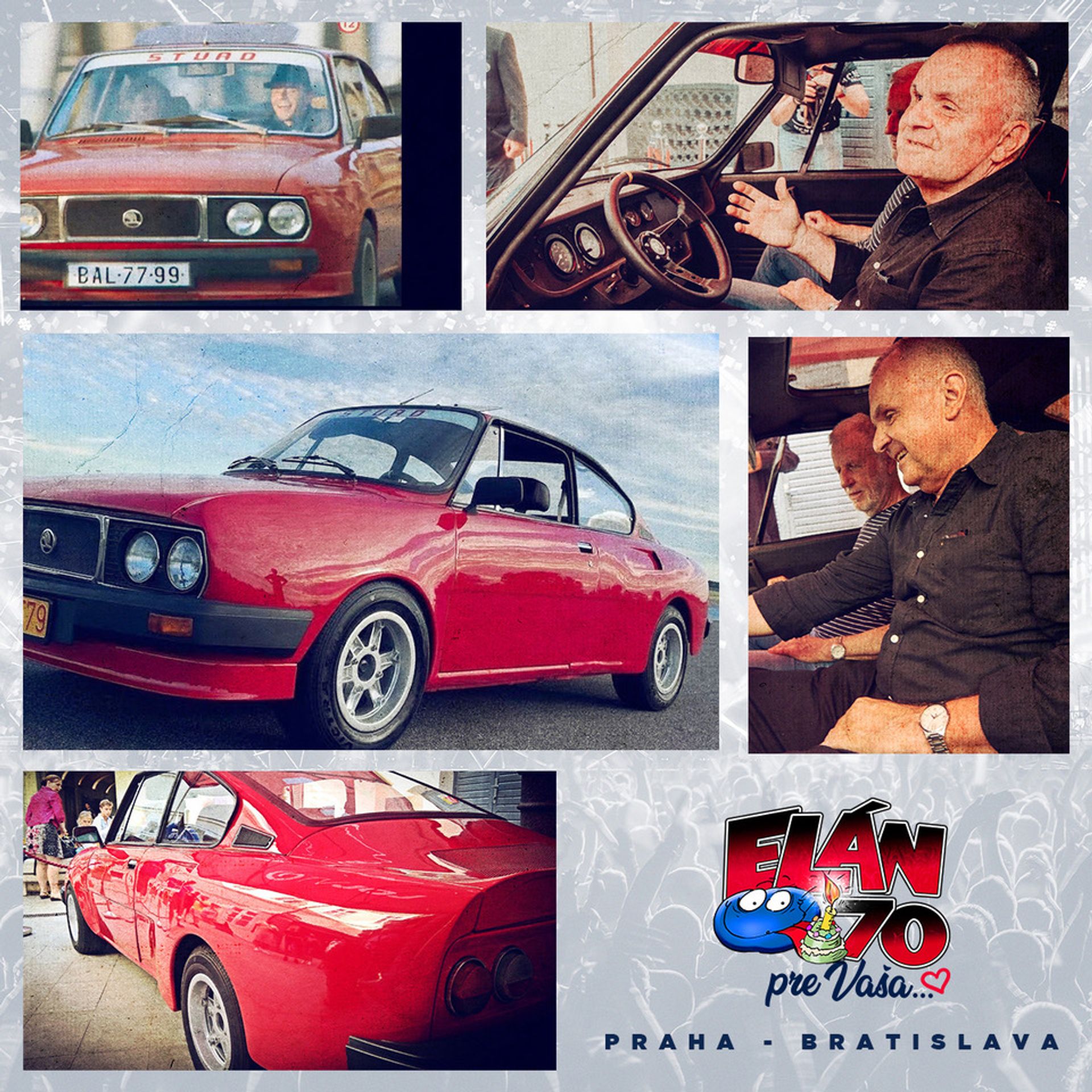 Elán, auto z hudebního filmu Rabaka, Škoda 110 R (1) - Elán chystá koncerty na počest Vaša Patejdla (6/6)