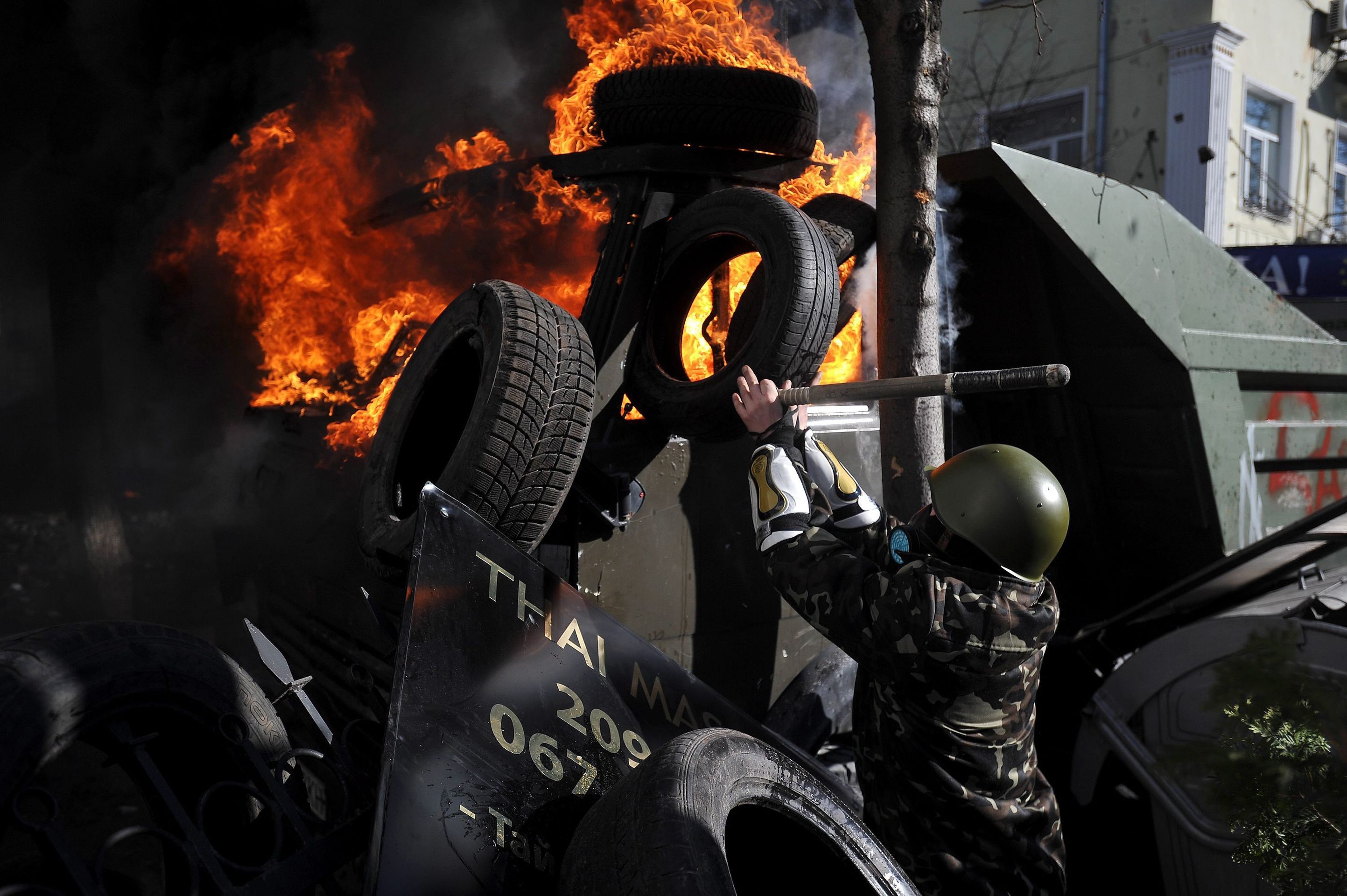 Nepokoje na Ukrajině - 3 - GALERIE: Nepokoje na Ukrajině (3/21)