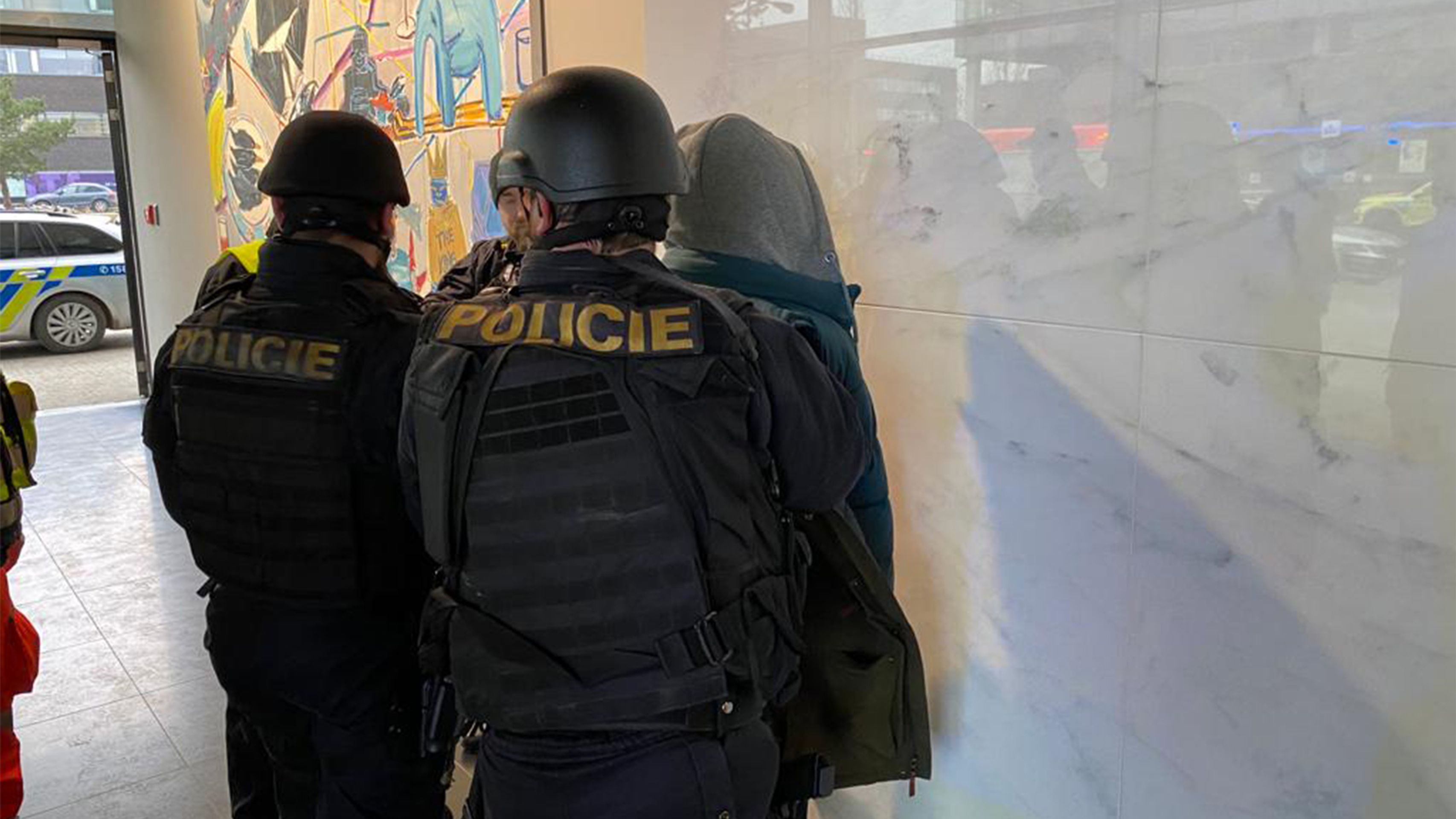 Zásah policie v Holandské ulici - Zásah policie v Brně (4/4)