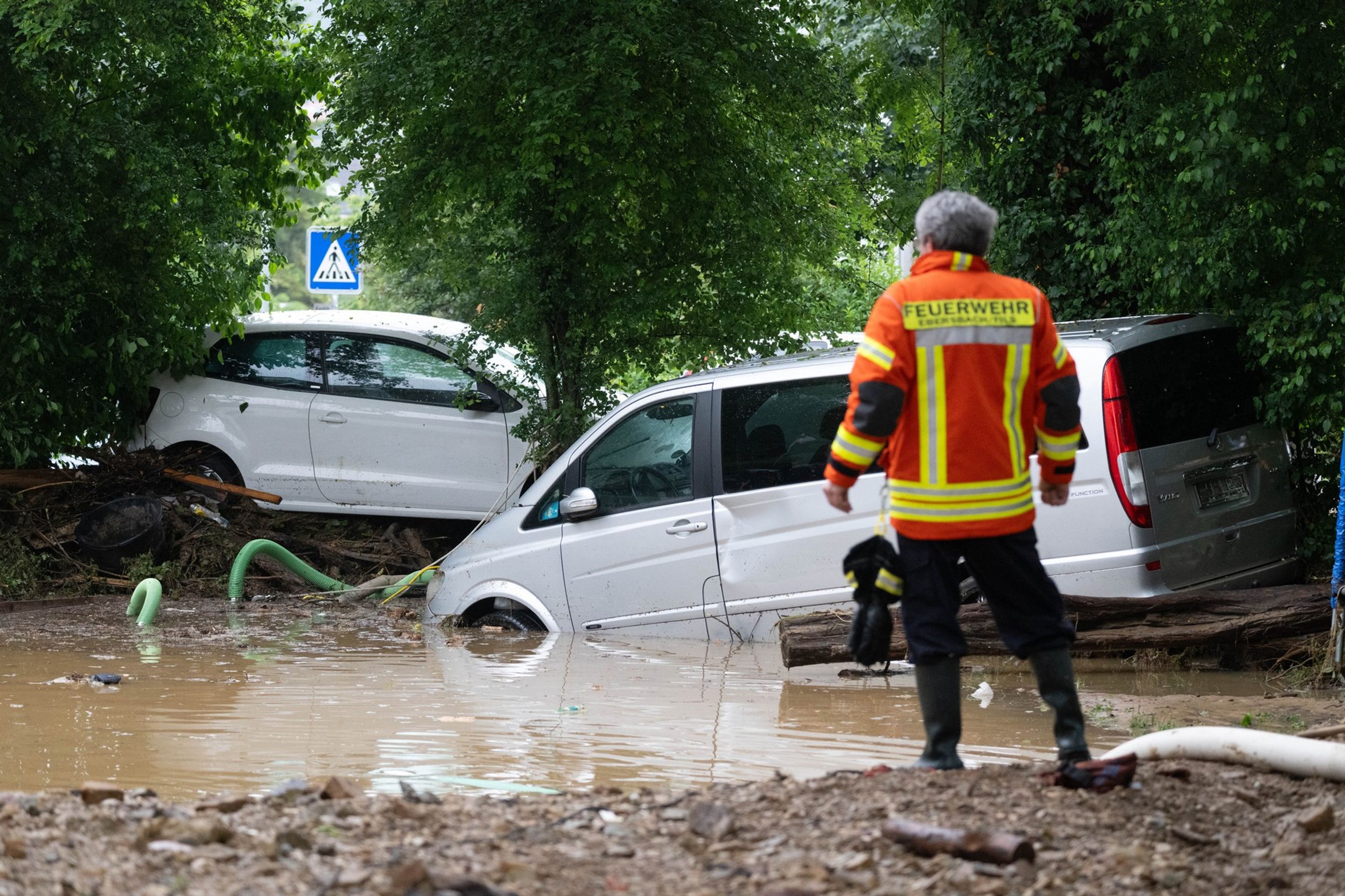 Povodňová situace v Německu, 3. 6. 2024 Ebersbach - Záplavy v Evropě (8/12)