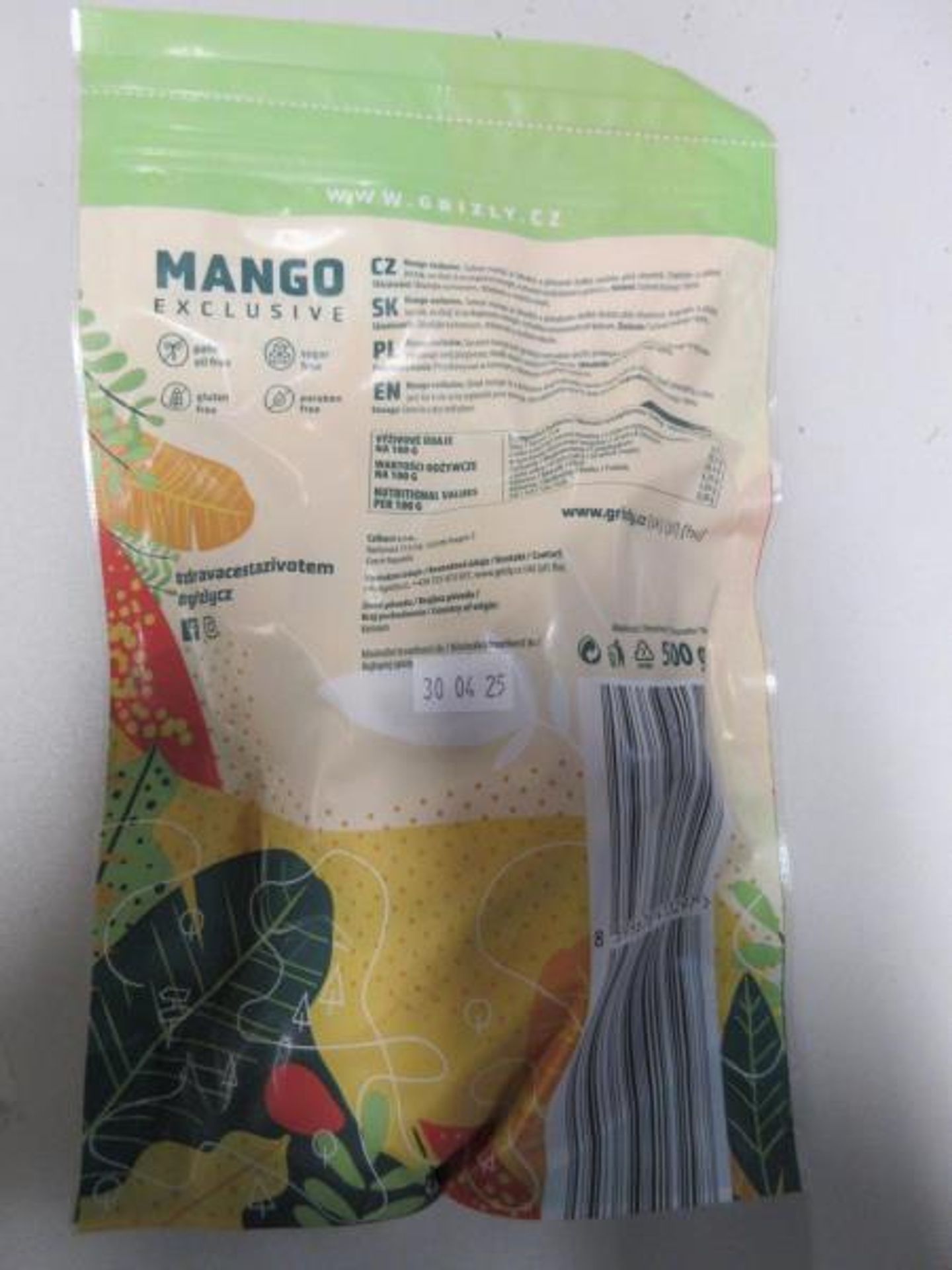 Ošizené sušené mango od firmy Grizzly (4) - Ošizené ovoce a zelenina (7/8)