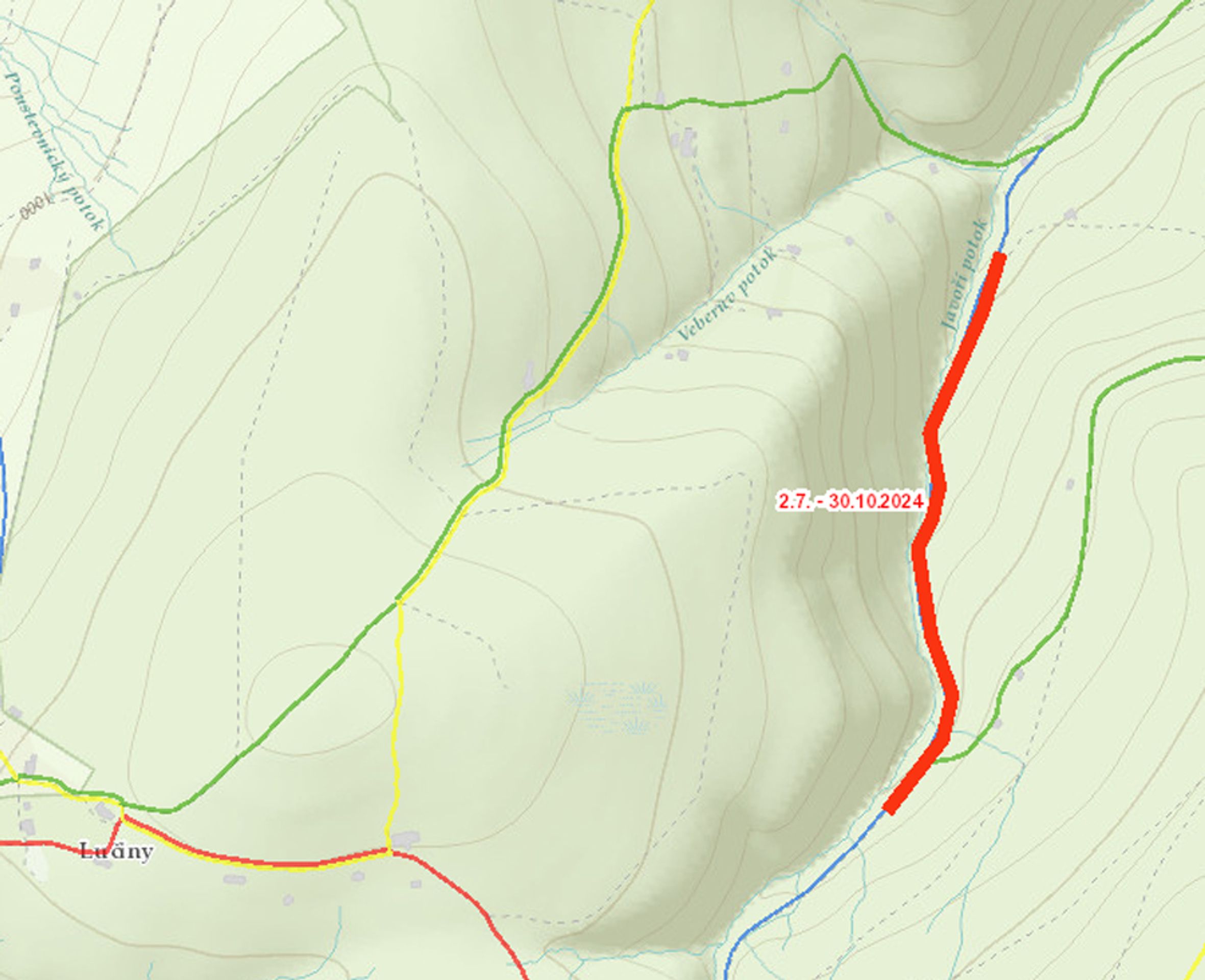 Uzavřené cesty v Krkonošském národním parku (6) - Uzavřené cesty v Krkonošském národním parku (6/9)