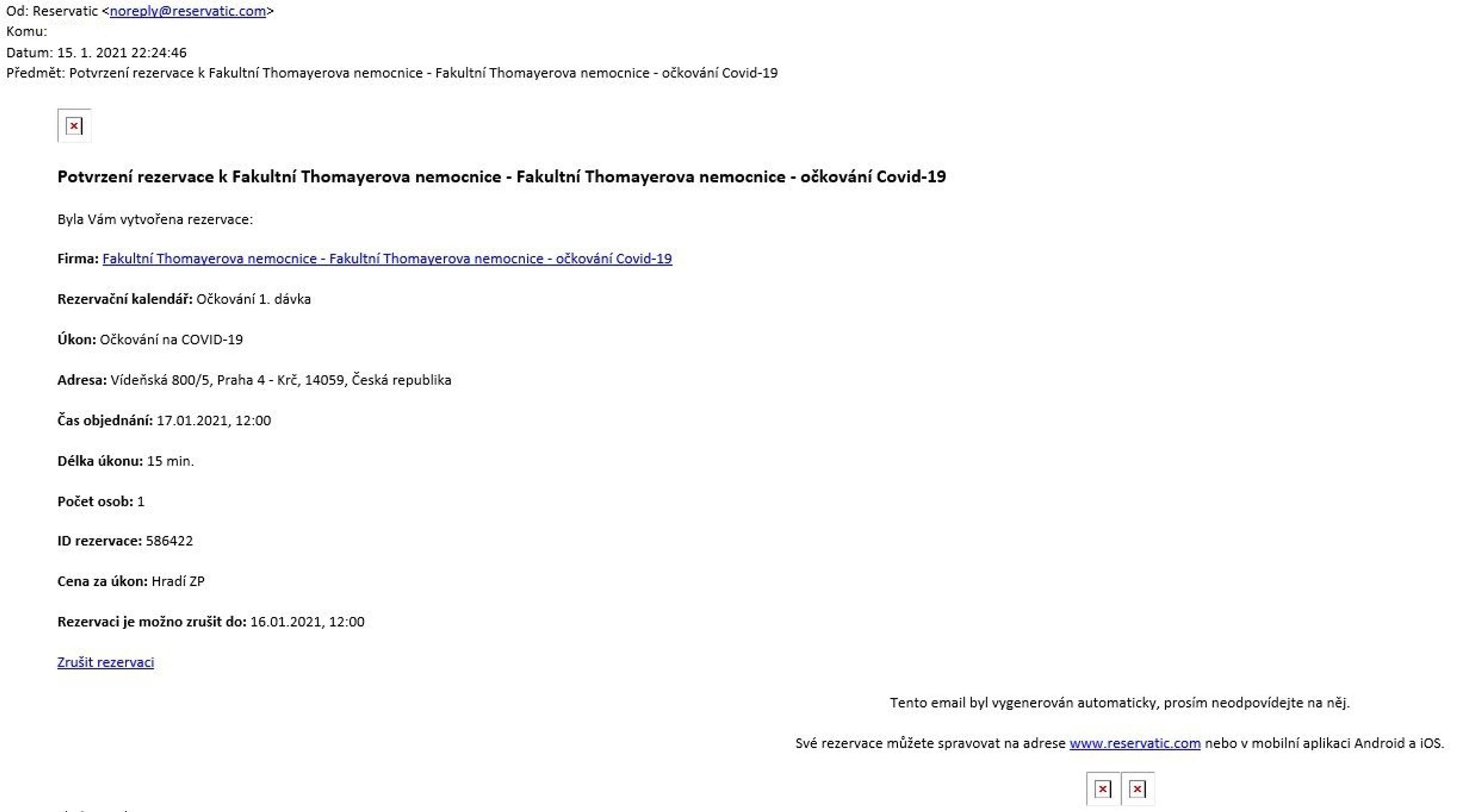 Potvrzení termínu - 2 - GALERIE: Potvrzení termínu (1/3)