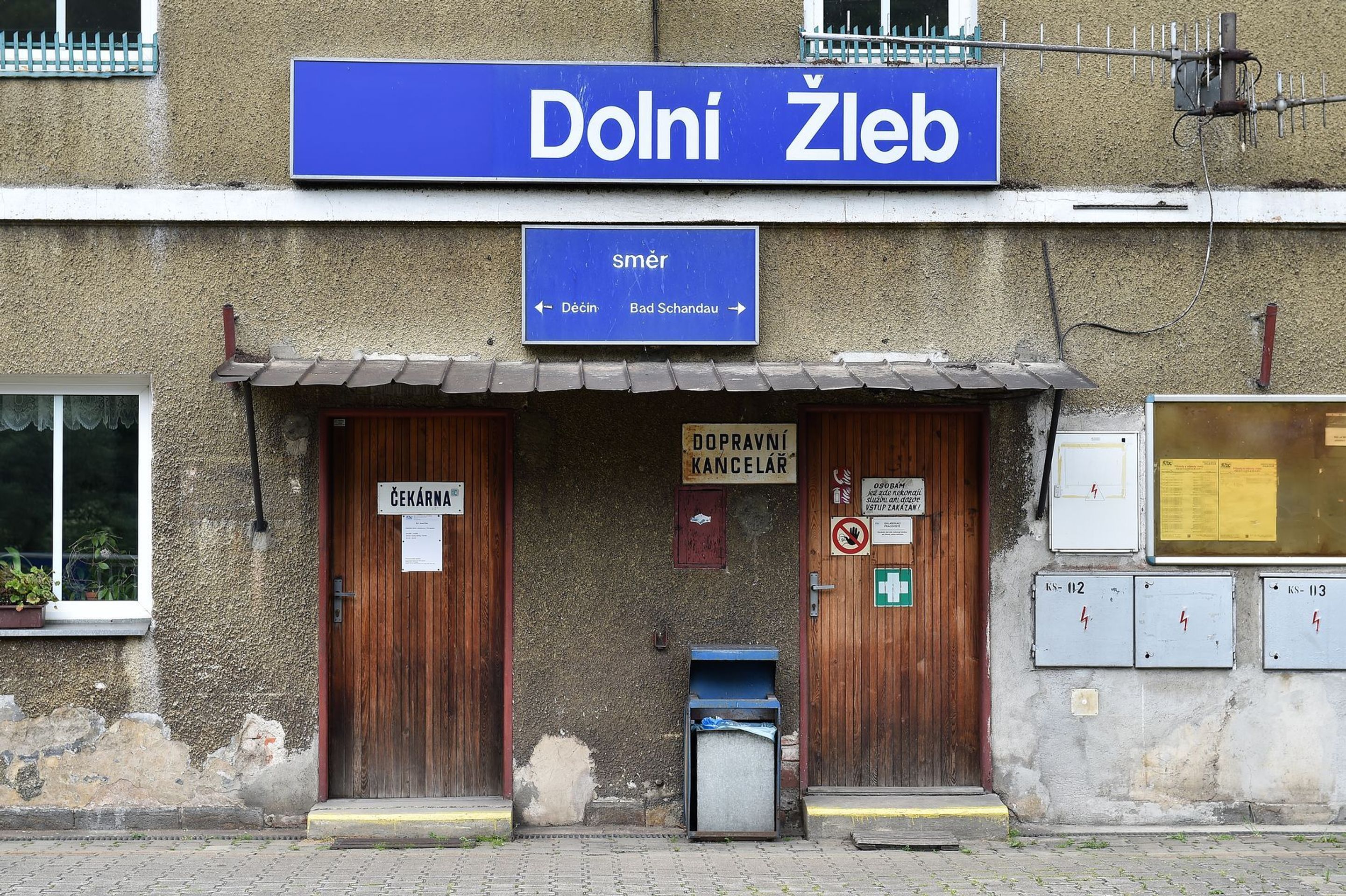 Dolní Žleb - nejníže položená železniční stanice - 1 - GALERIE: Železniční NEJ Česka (33/42)