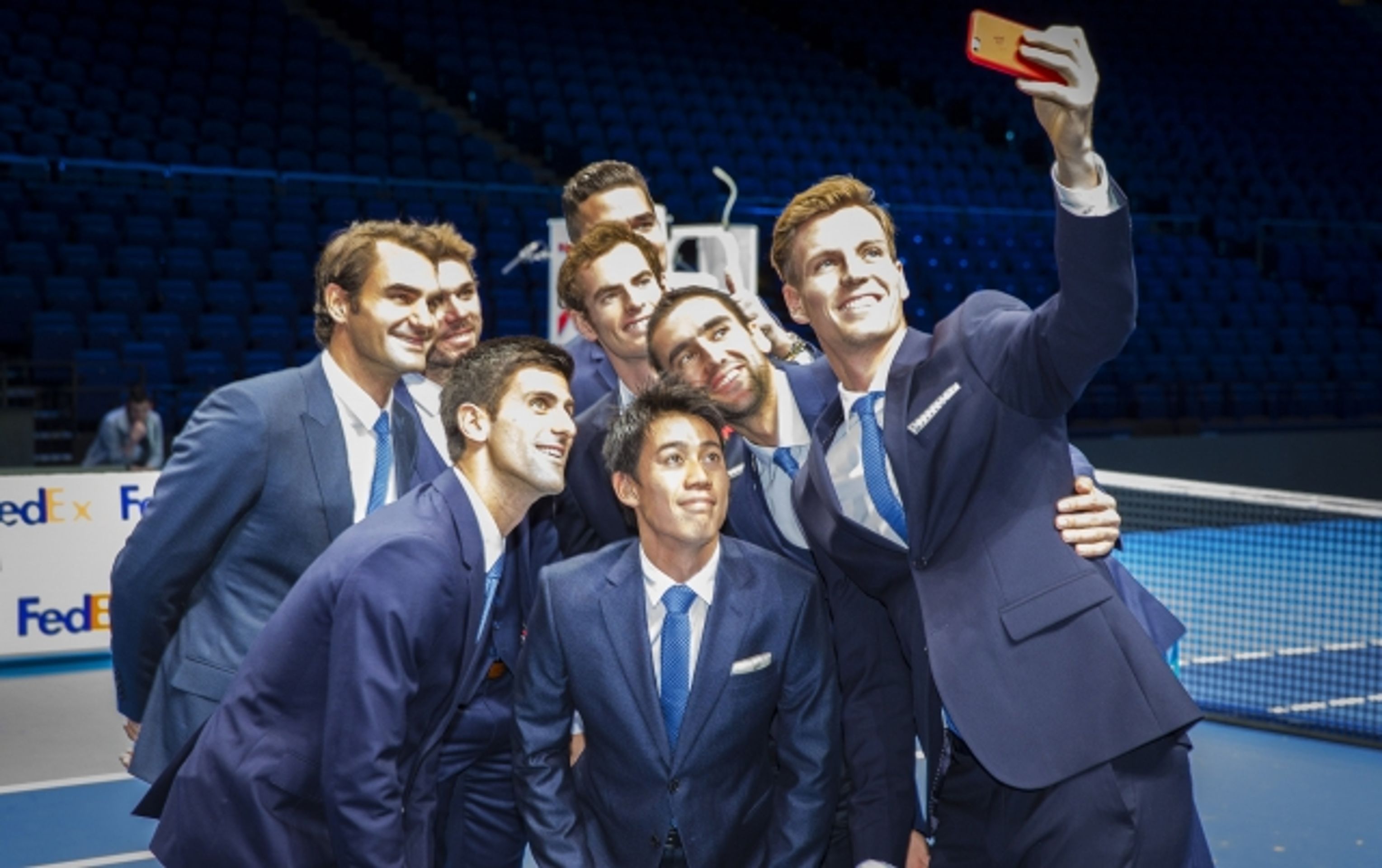 Tomáš Berdych a selfie - GALERIE: Selfie známých osobností (2/13)
