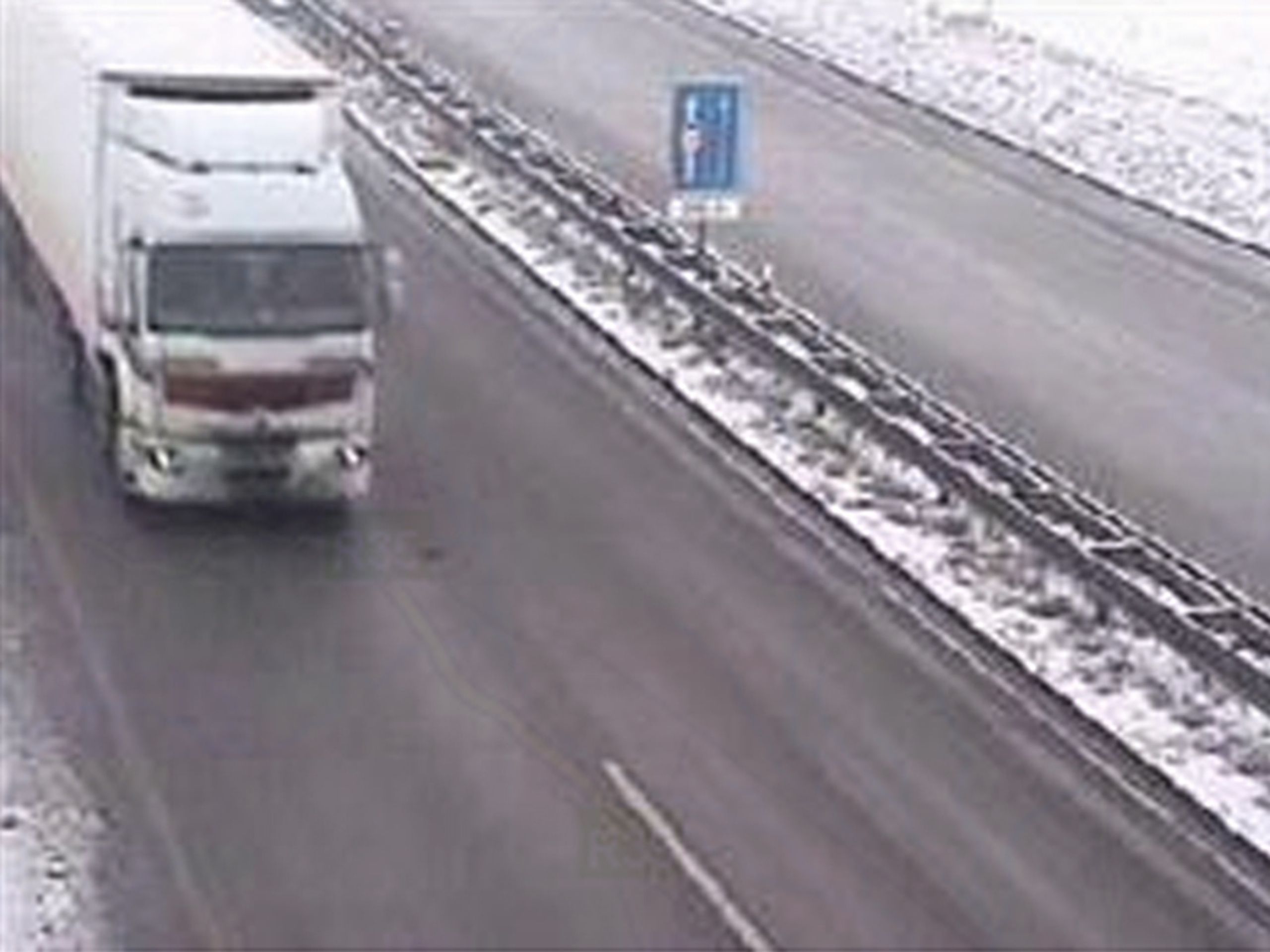 R35 - 263Km na Lipník - FOTOGALERIE: Dopravní situace 5. ledna 2009 (4/5)