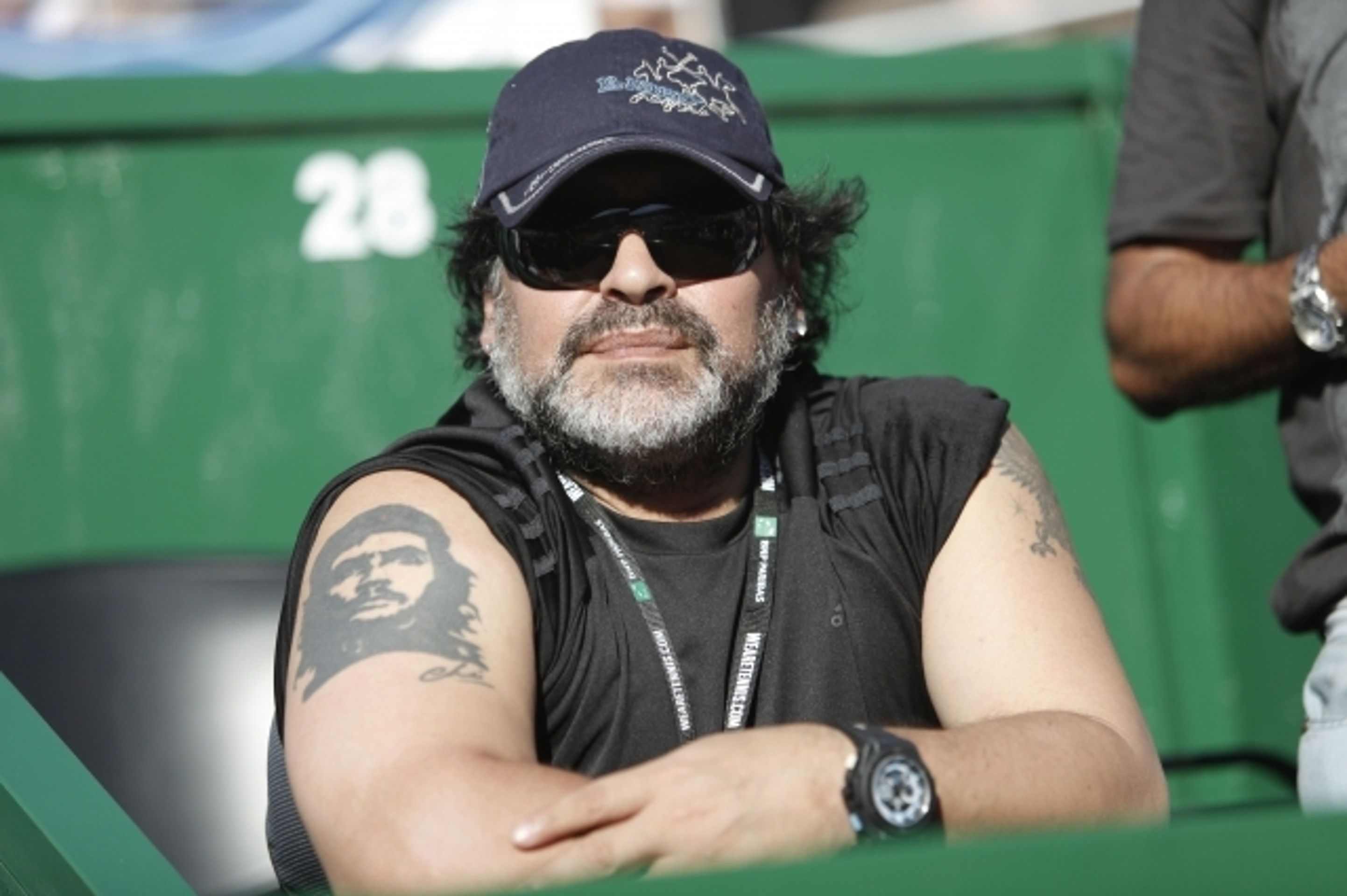 Radek Štěpánek a Diego Maradona - 4 - GALERIE: Diego Maradona na Davis Cupu s Českem (2/5)