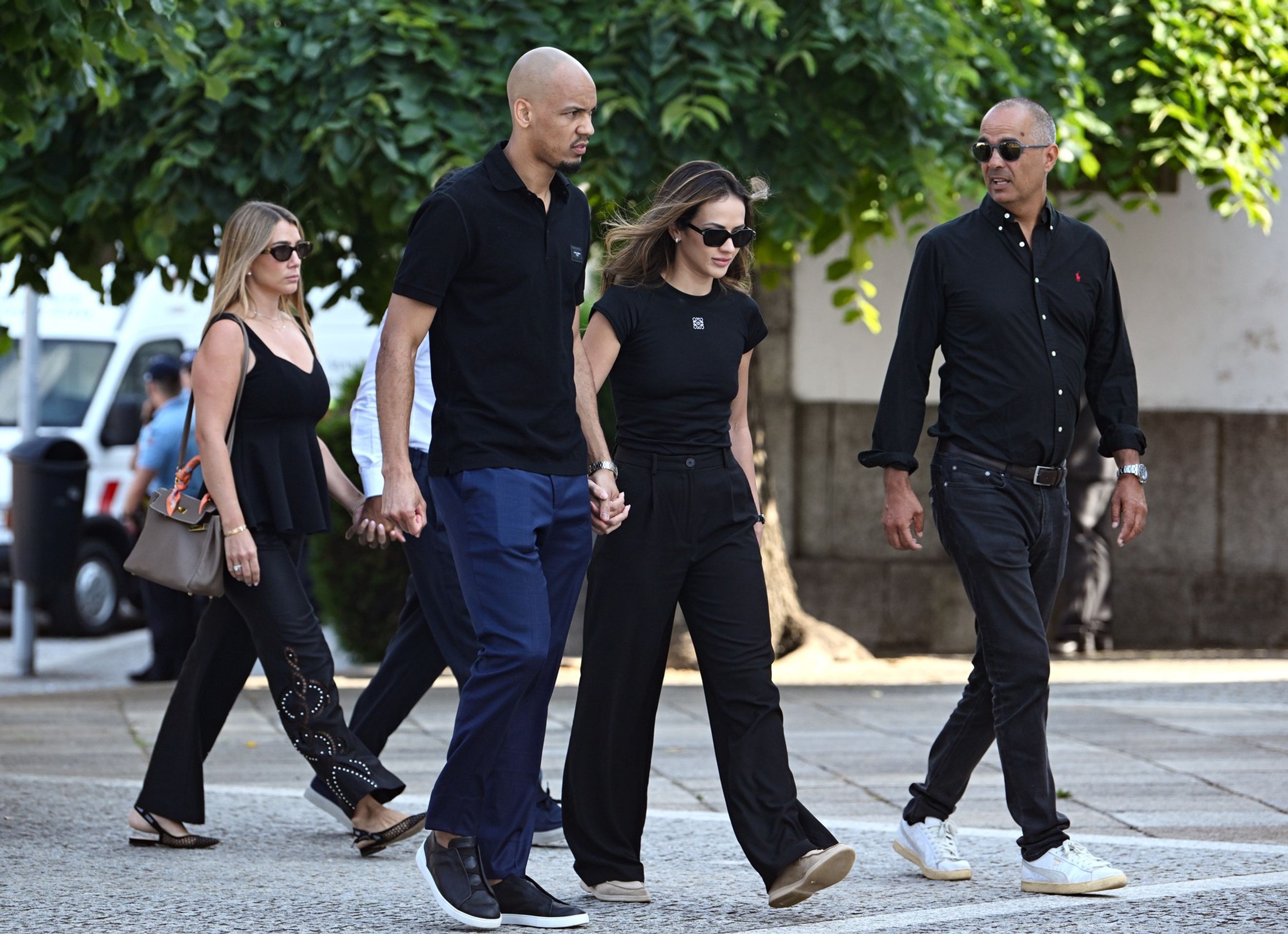 Bývalý hvězda Liverpoolu Fabinho na pohřbu Dioga Joty - Pohřeb Dioga Joty a jeho bratra Andreho Silvy (11/12)