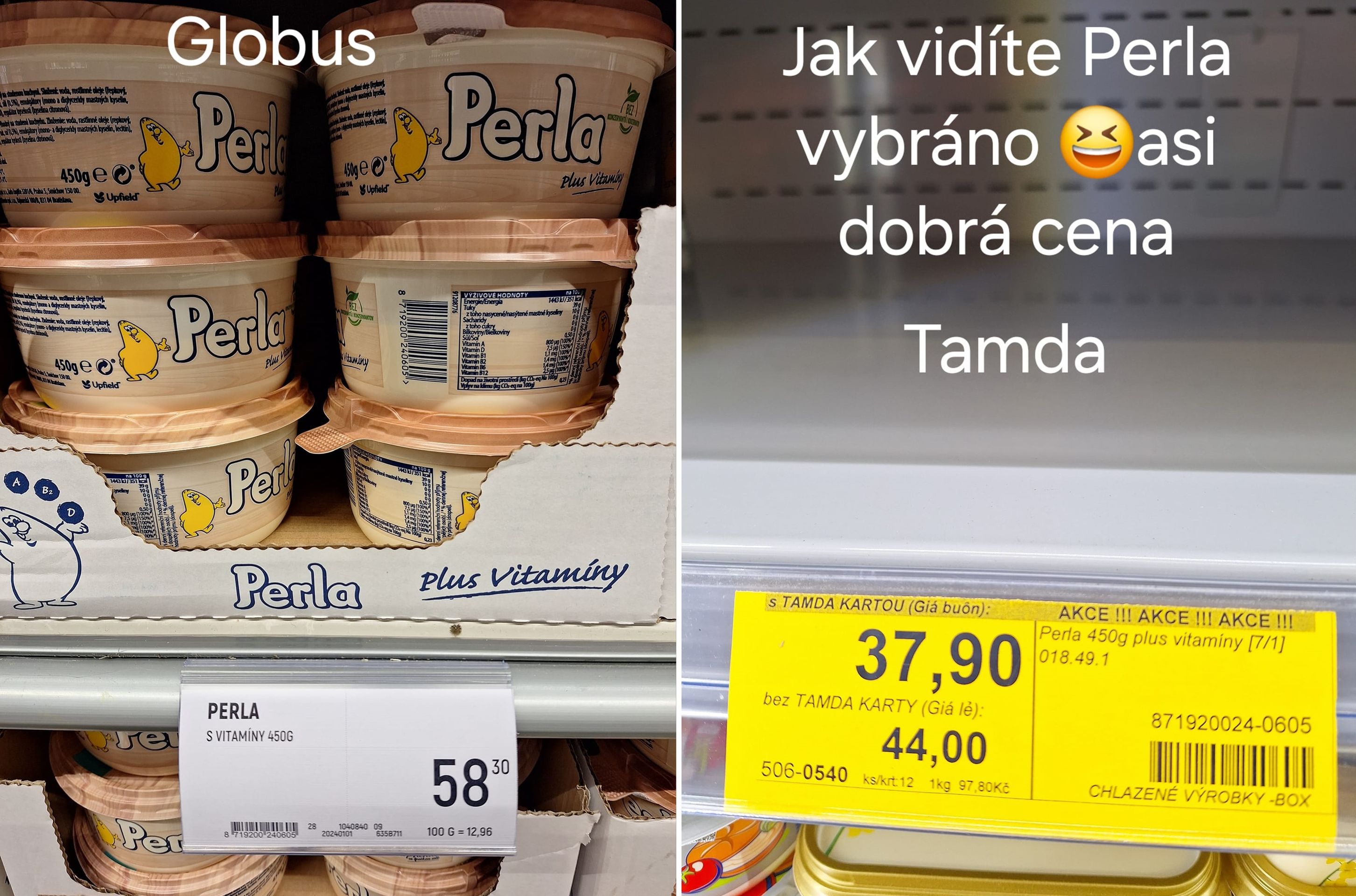 Perla - Srovnání cen v Ústí nad Labem (8/11)