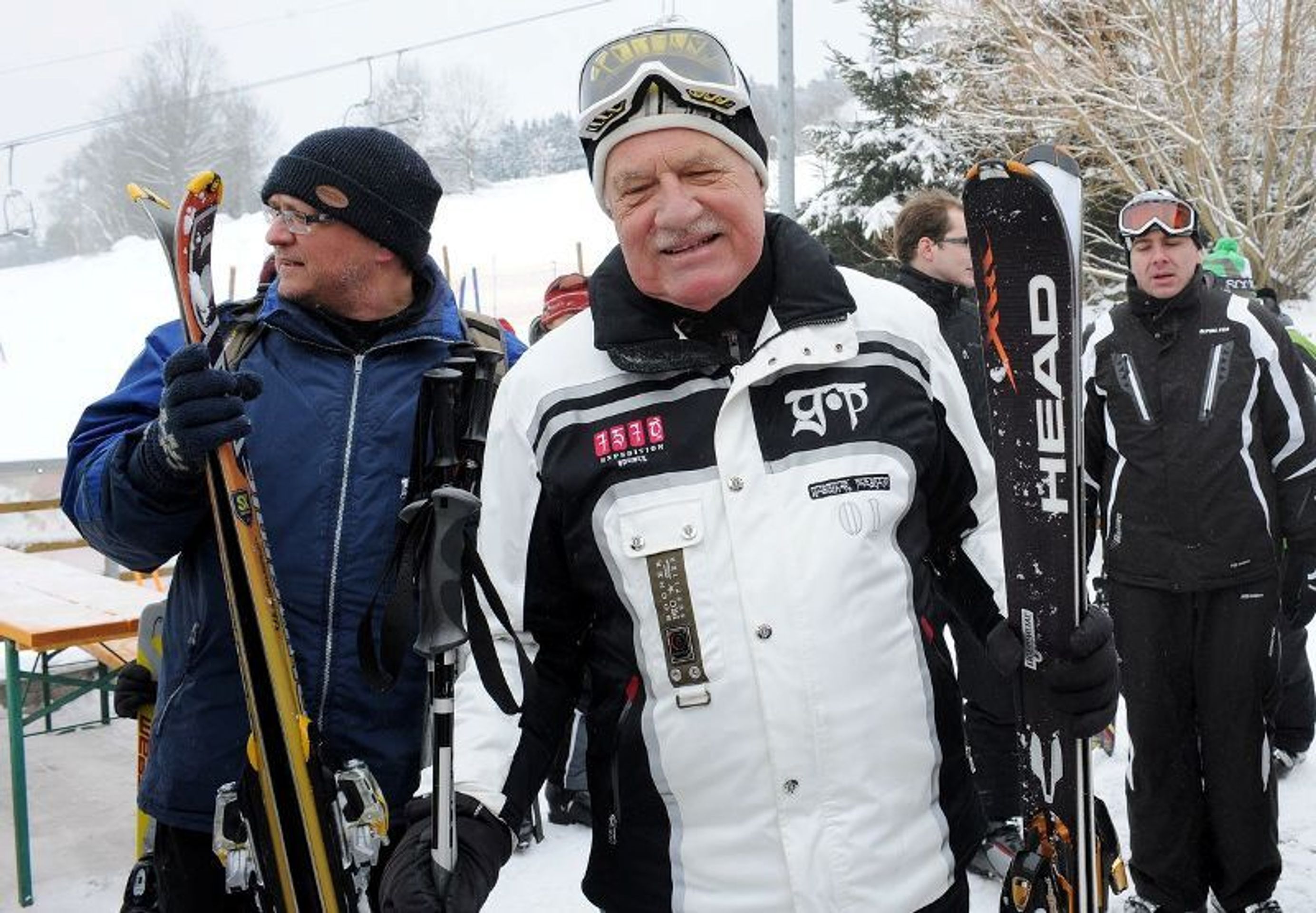 Exprezident Klaus lyžuje na Monínci - 24 - GALERIE: Klaus lyžuje na Monínci v roce 2014 (6/29)