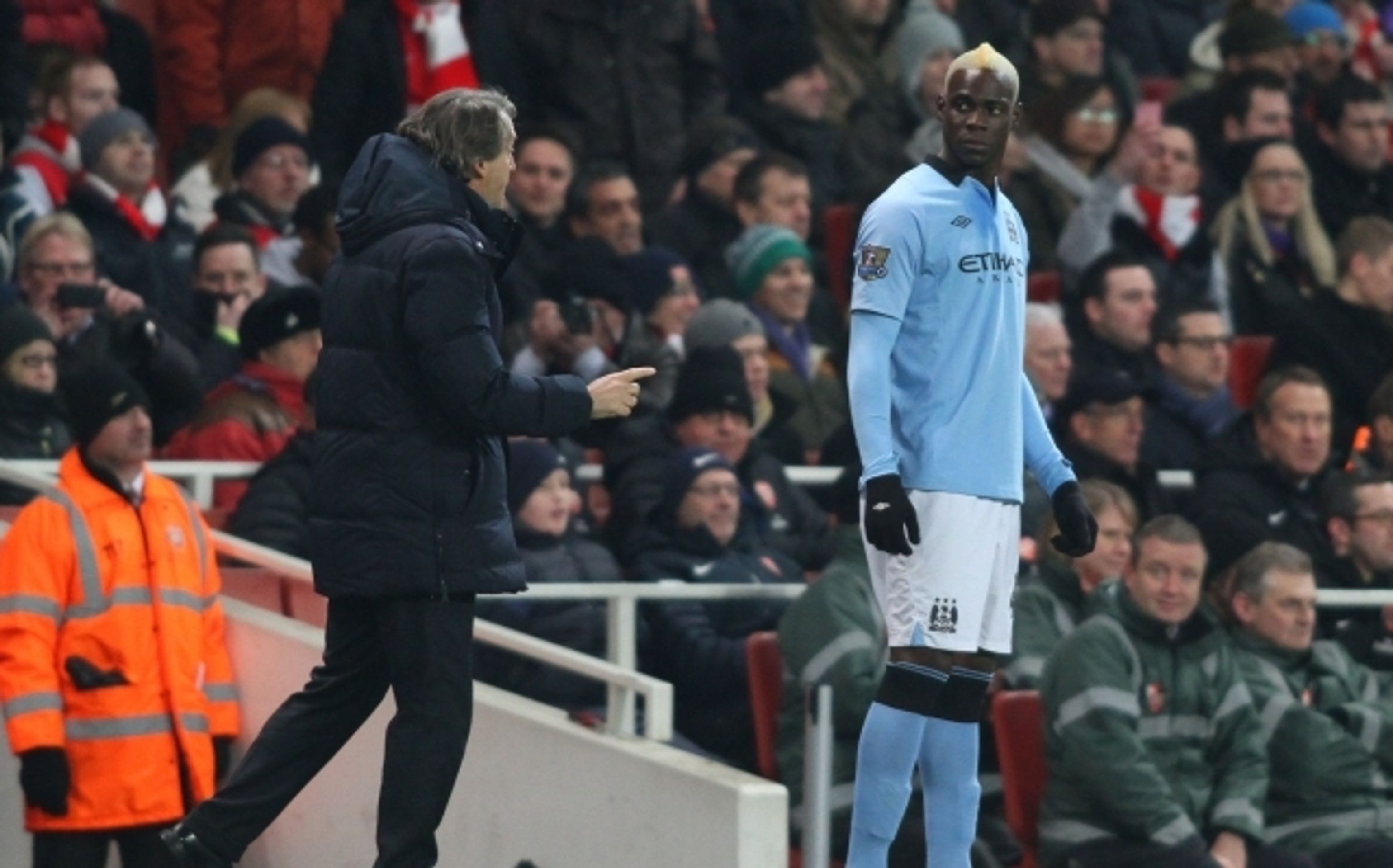 Balotelli, Mancini - 3 - GALERIE: Mario Balotelli a Roberto Mancini (4/11)