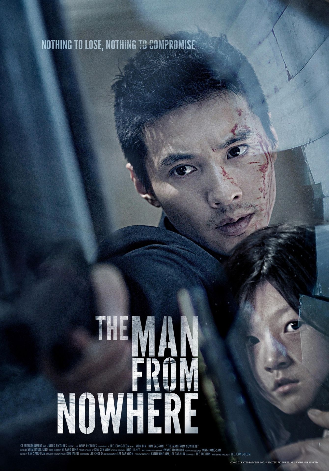 Kim Sae-ron a Bin Won na plakátu filmu Muž odnikud, 2010 - Kim Sae-ron (1/6)