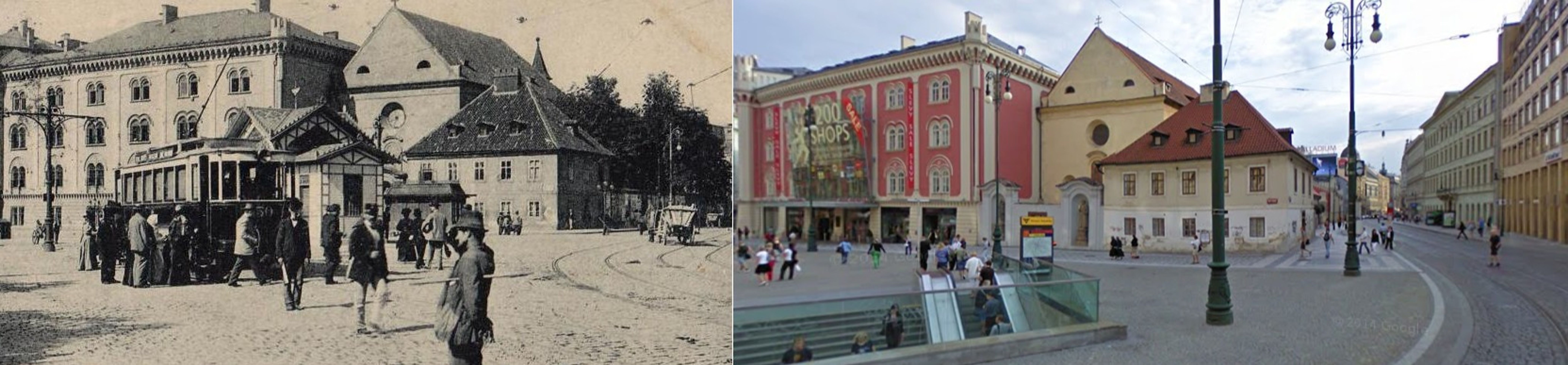 Praha dříve a dnes - Náměstí Republiky - GALERIE: Praha dříve a dnes (7/23)