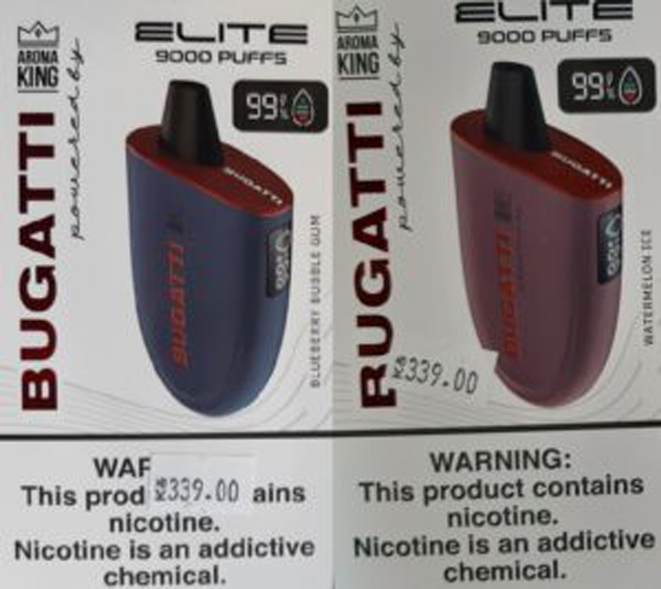 Jednorázové elektronické cigarety Aroma King Bugatti (2) - Zdravotně závadné e-cigarety (7/7)