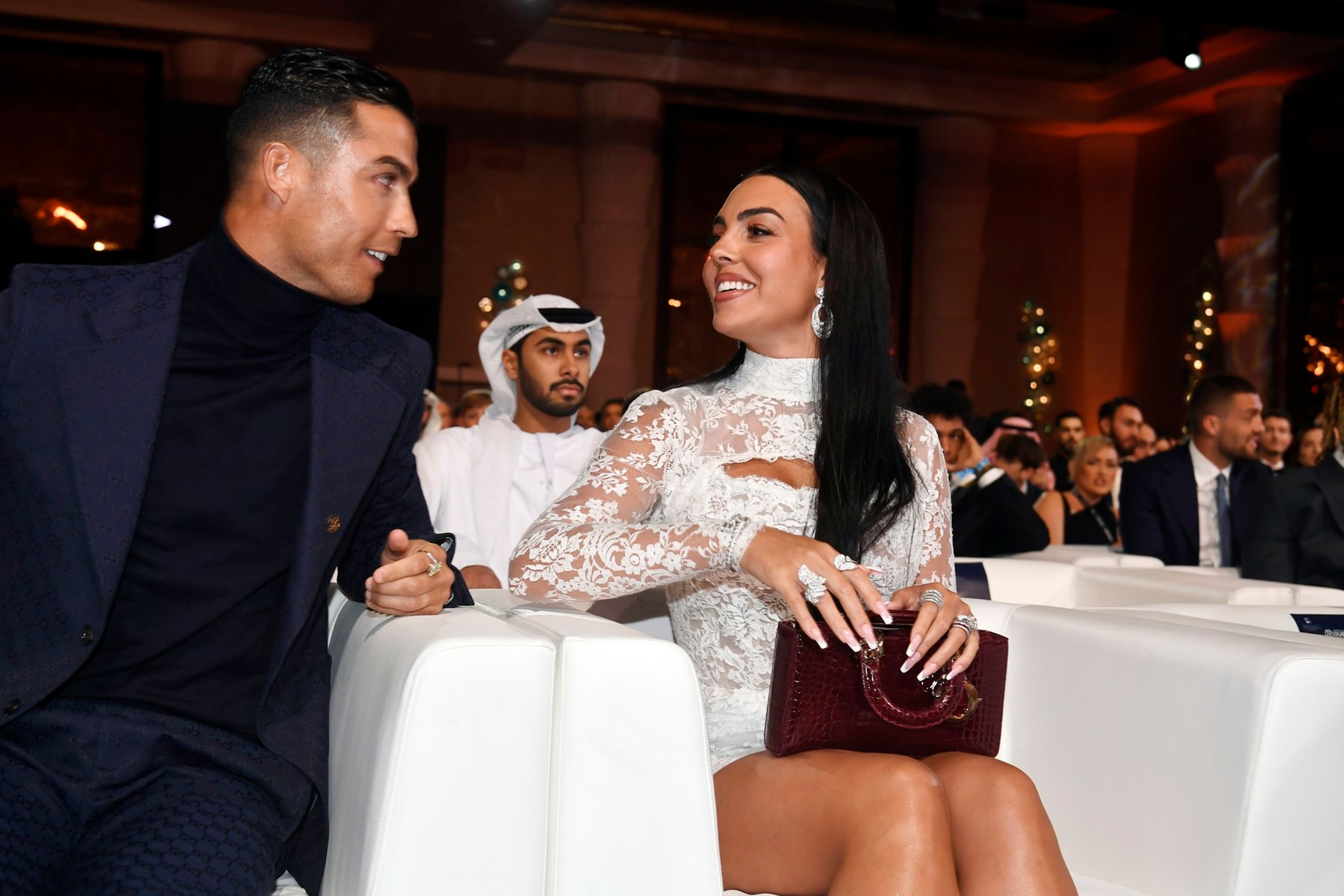Georgina Rodríguezová a Cristiano Ronaldo, 19. 1. 2024 Globe Soccer Awards v Dubaji - Georgina Rodríguezová a Cristiano Ronaldo (1/3)