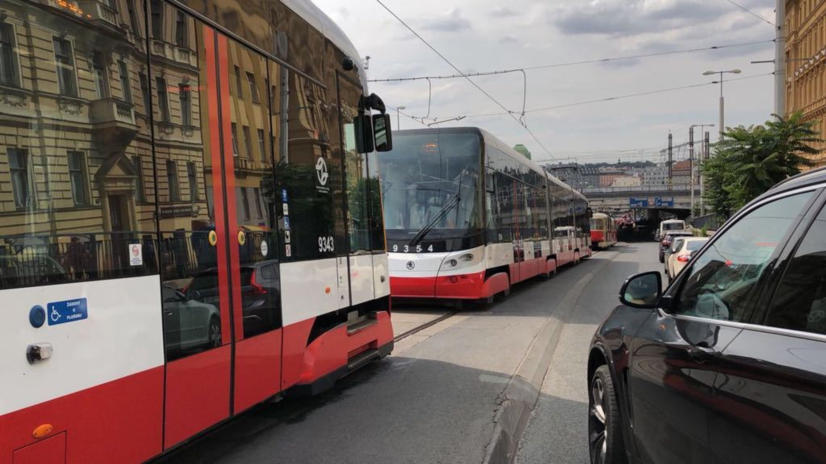 Kolaps dopravy v Praze - 1 - GALERIE: Kolaps dopravy v Praze (6/6)