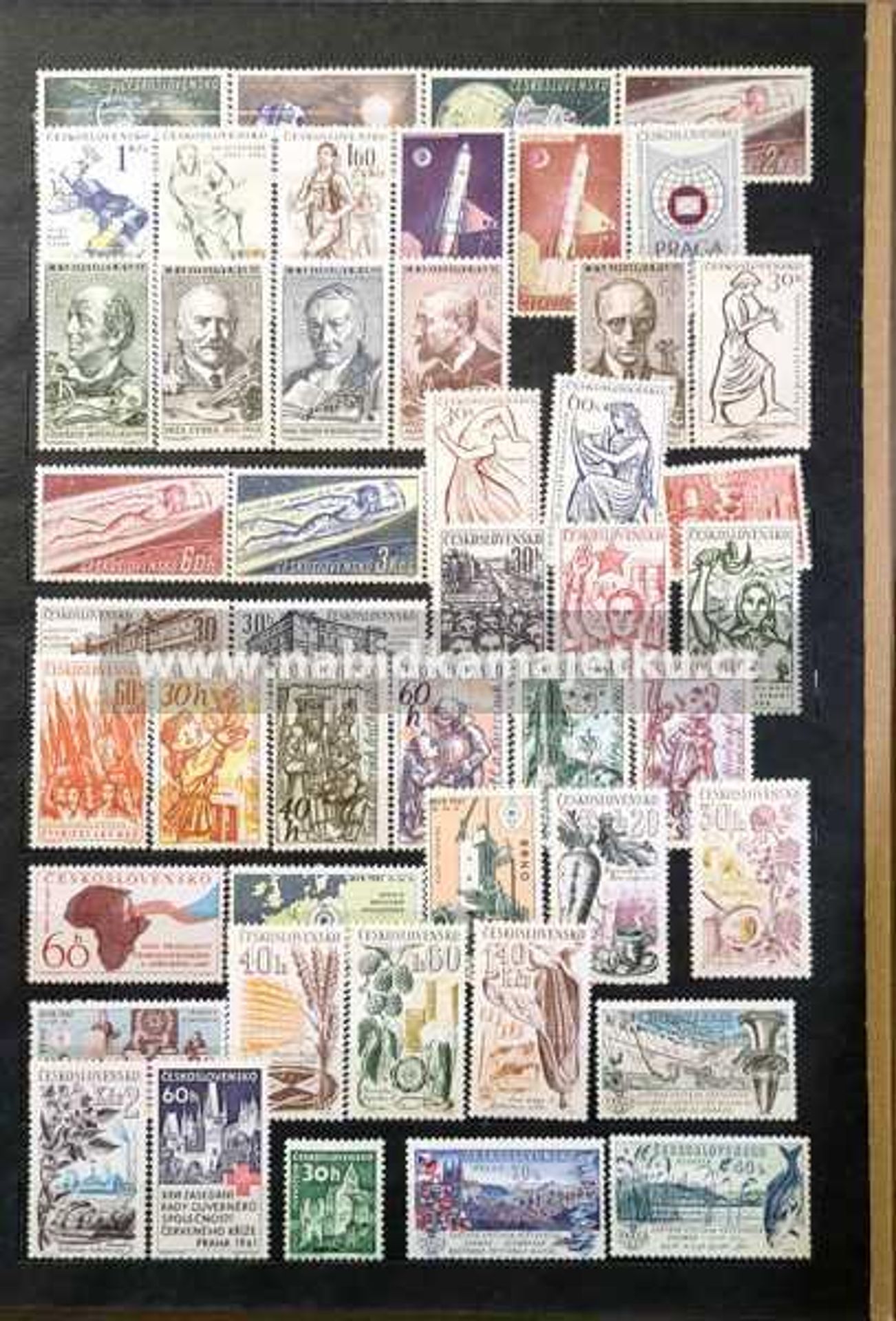 Sbírka známek vyhlašovací cena 90 500 Kč 4 - Pianino, veterán, známky (11/11)