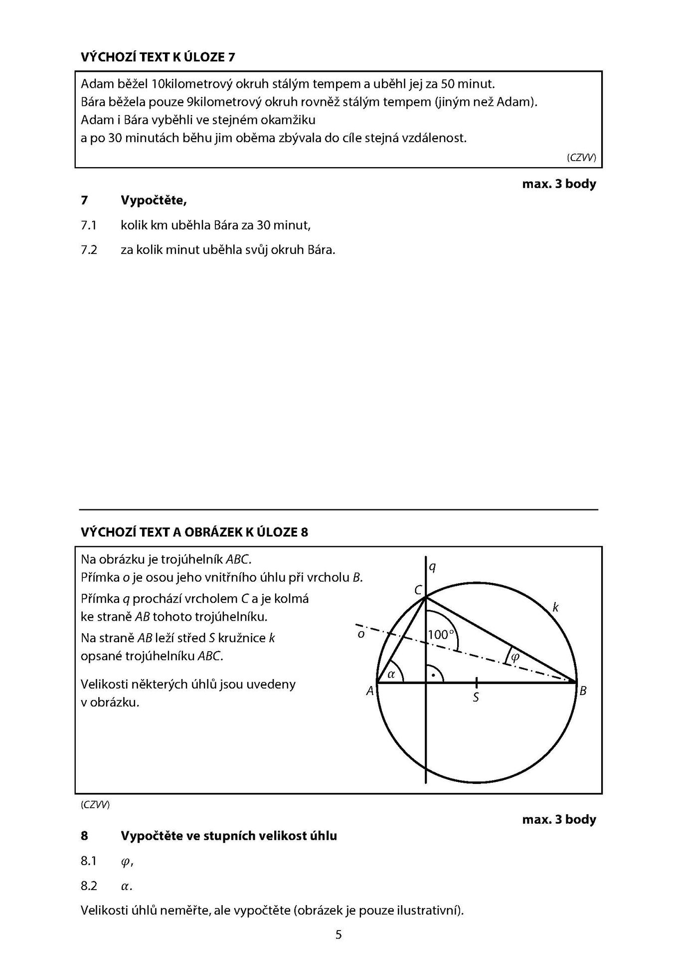 Přijímací zkoušky z matematiky - Přijímací zkoušky 2026 (5/23)