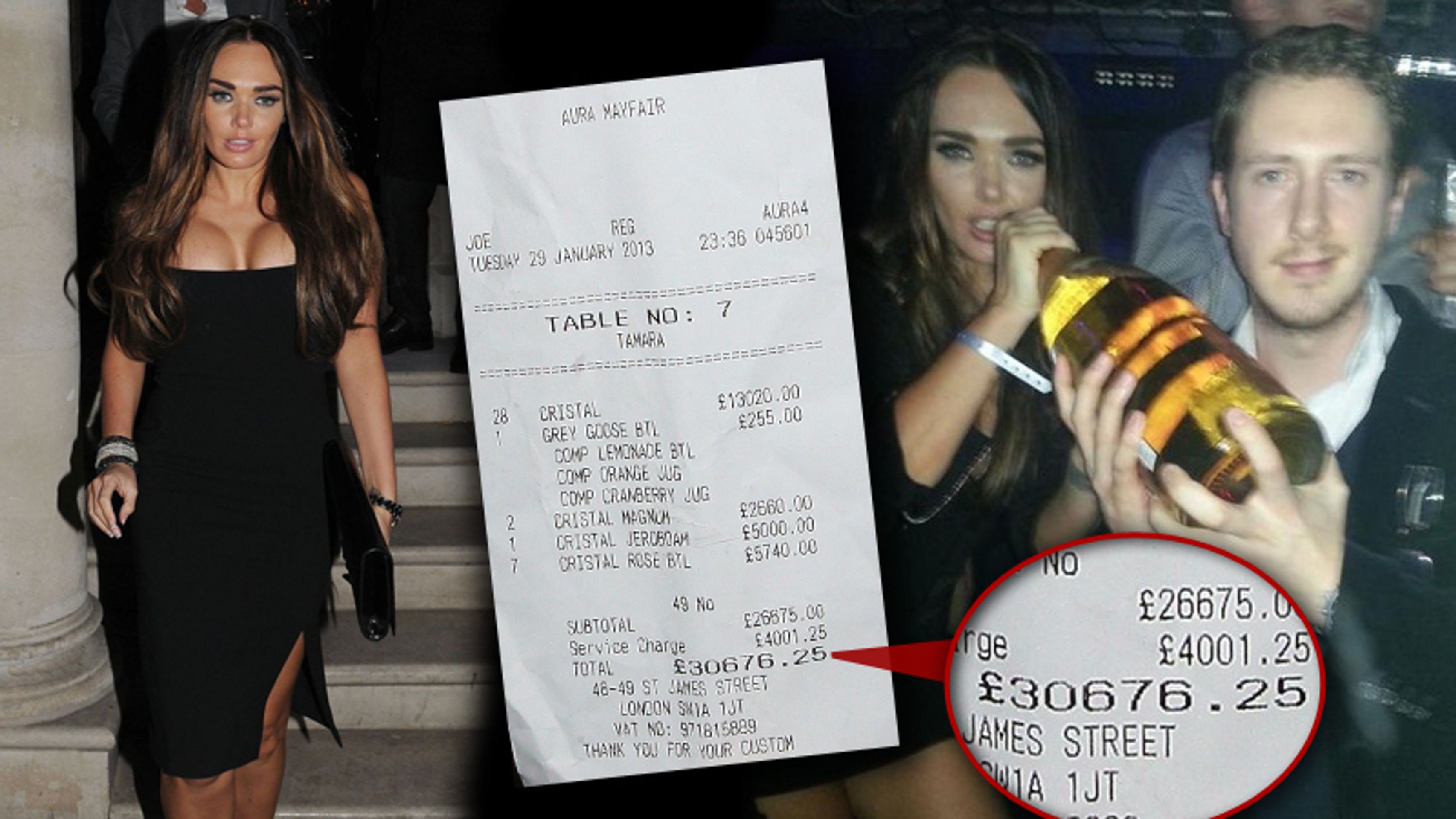 Tamara Ecclestone a její pařba v Londýně - GALERIE: Ta umí kalit! Sexy dcera šéfa F1 propila za pár hodin 900 tisíc (12/12)