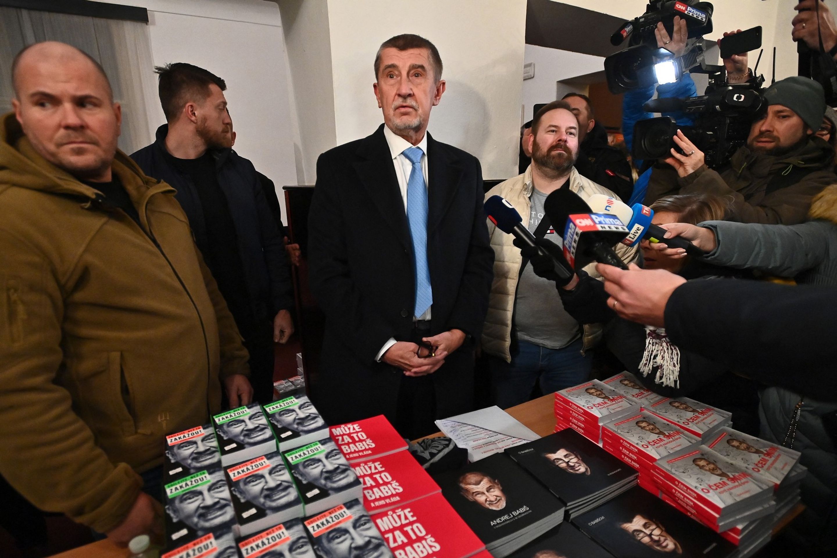 Andrej Babiš se svými příznivci v Benešově (3) - Andrej Babiš v Benešově (1/3)