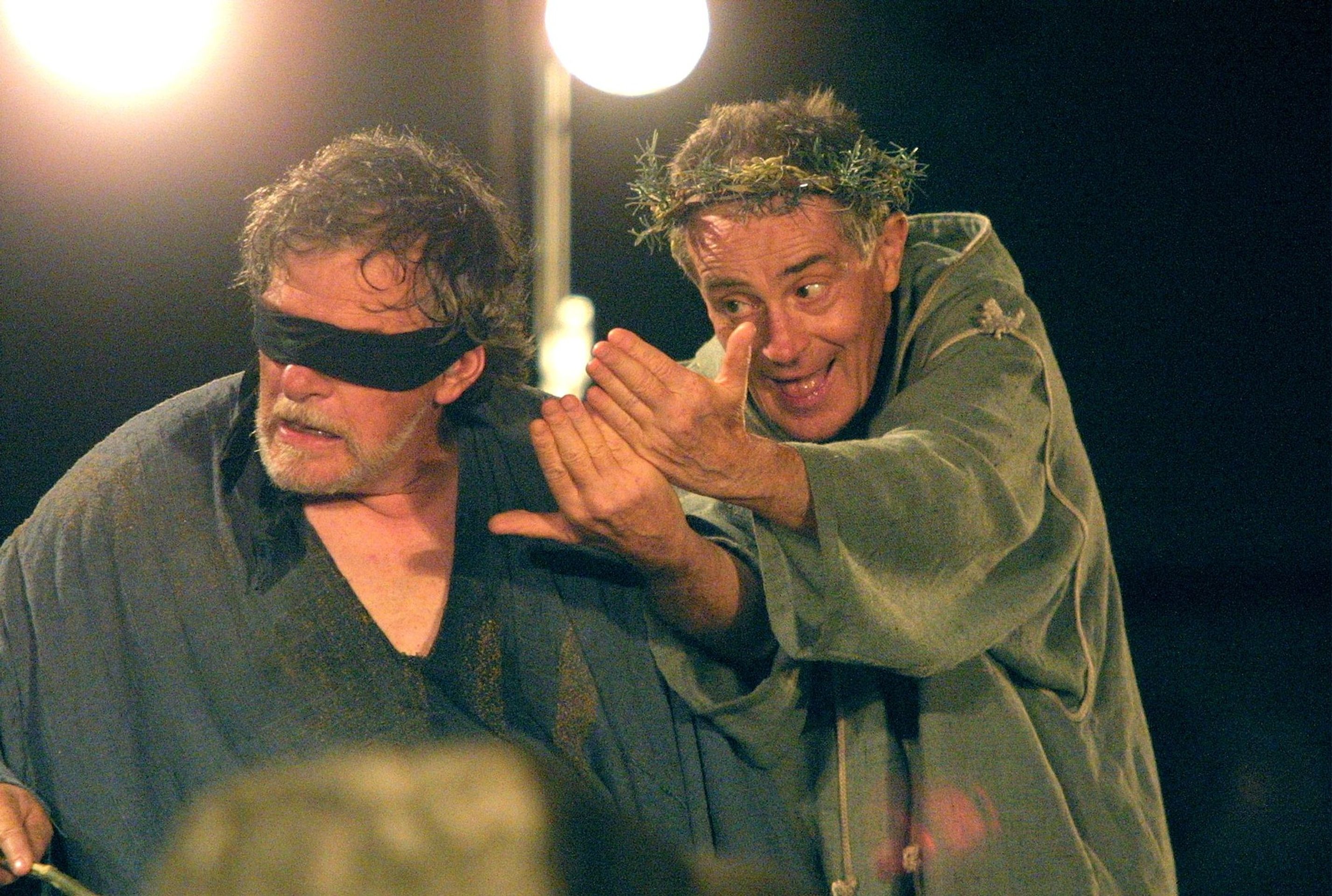 Jan Kačer a Jan Tříska v Shakespearově tragédii Král Lear, 4. 8. 2002 - Jan Kačer (1/10)