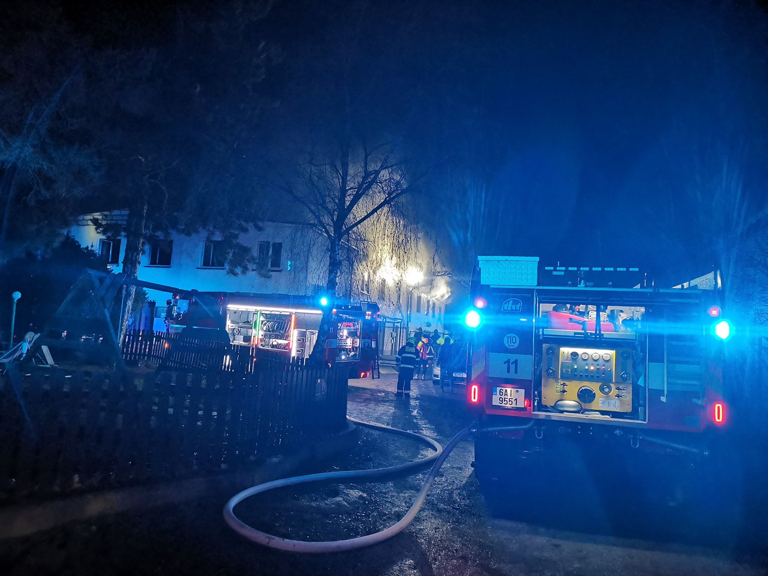 Požár ubytovny v Praze - Požár ubytovny v Praze (4/4)