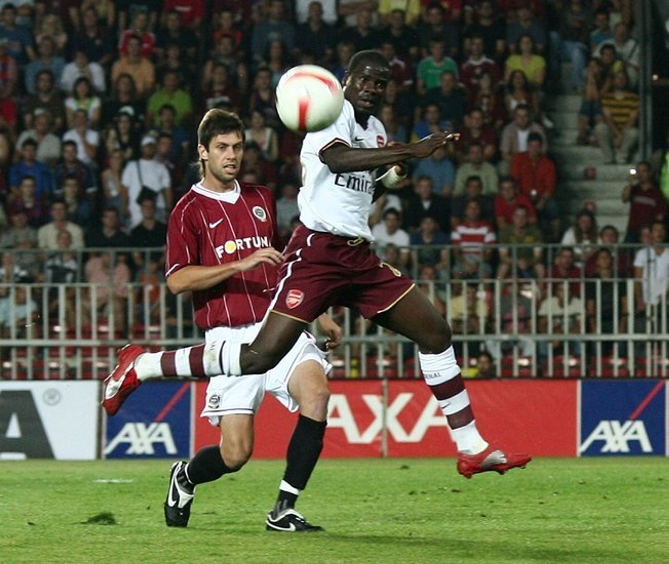 Sparta hrála s Arsenalem utkání 3. předkola Ligy mistrů. - 3. předkolo LM: Sparta - Arsenal online (1/3)