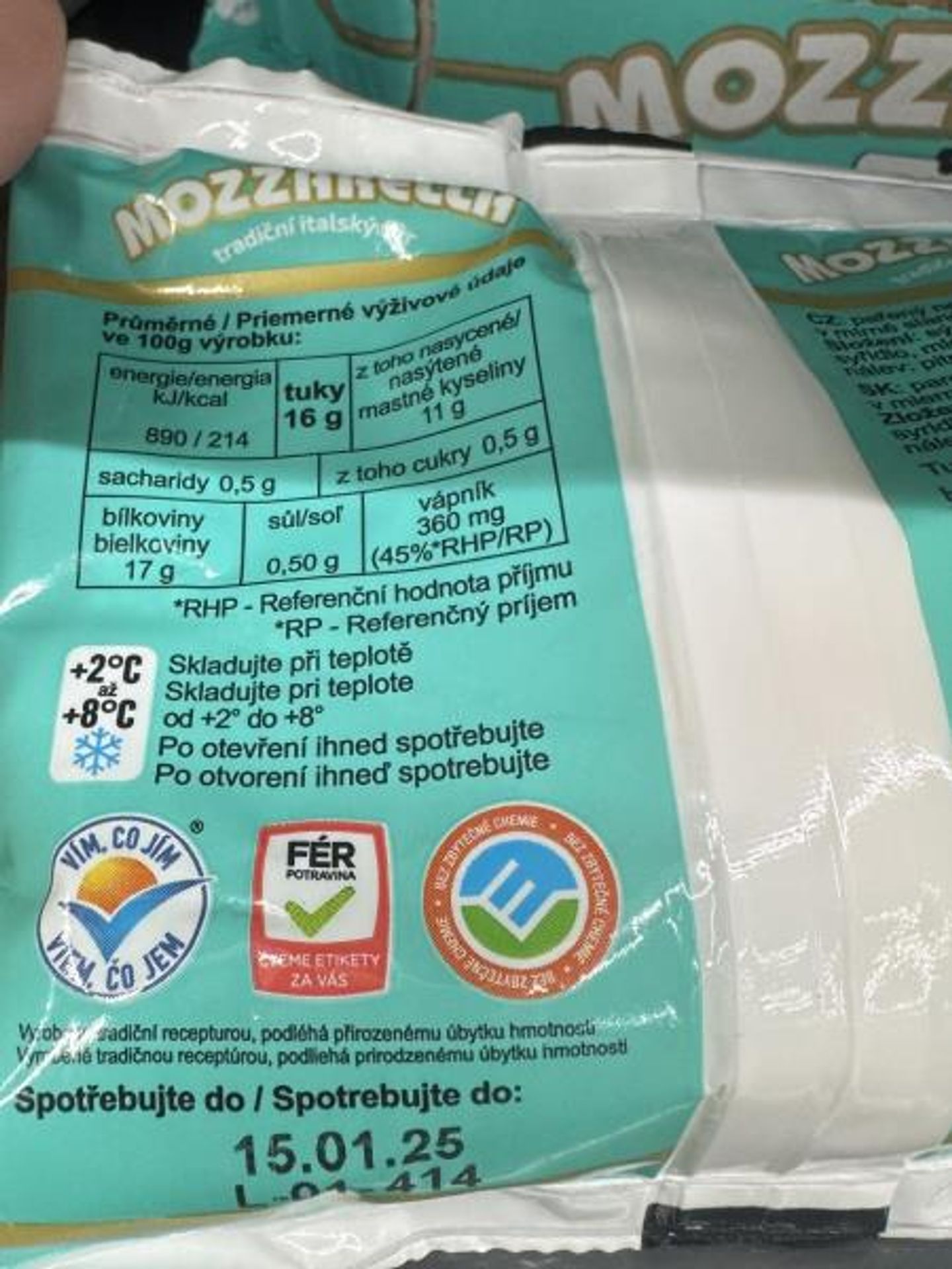 Šizený sýr mozzarella (4) - Nejakostní a falšované potraviny (6/15)