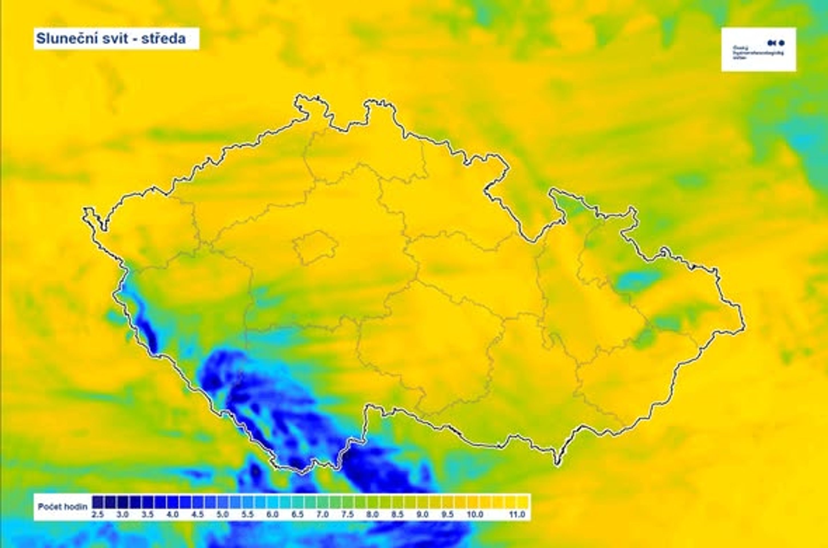 Předpověď na středu 18. 3. 2026 - Předpověď na středu 18. 3. 2026 (1/3)