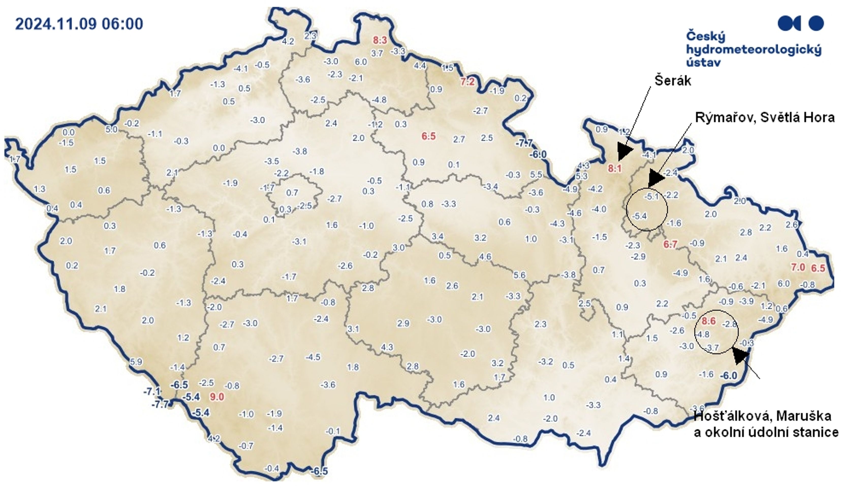 Tlaková výše přinesla do Česka inverzi, 9. listopadu 2024 - Tlaková výše přinesla do Česka inverzi, 9. listopadu 2024 (6/6)