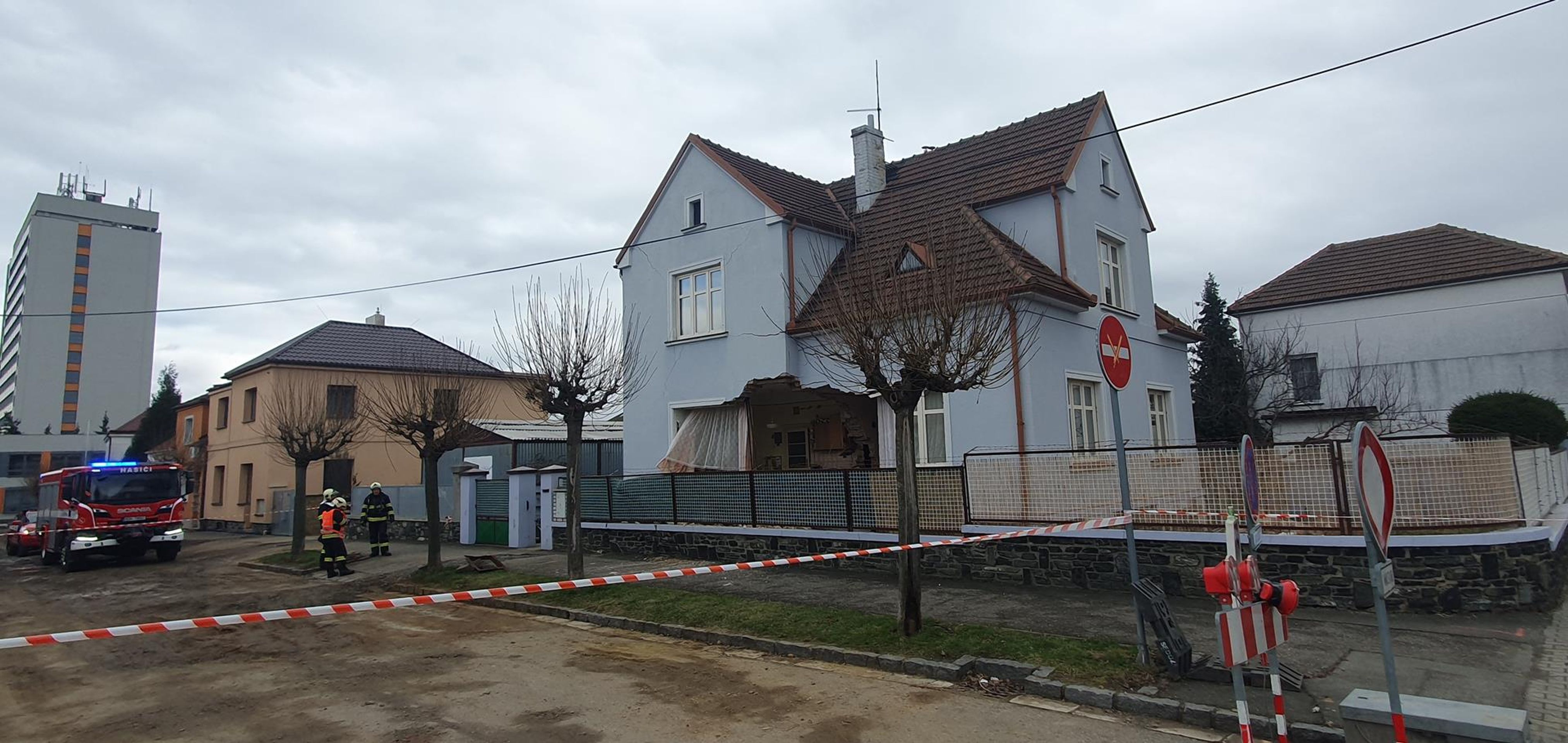 Zřícení části domu v Kolíně - Zřícení části domu v Kolíně (2/3)