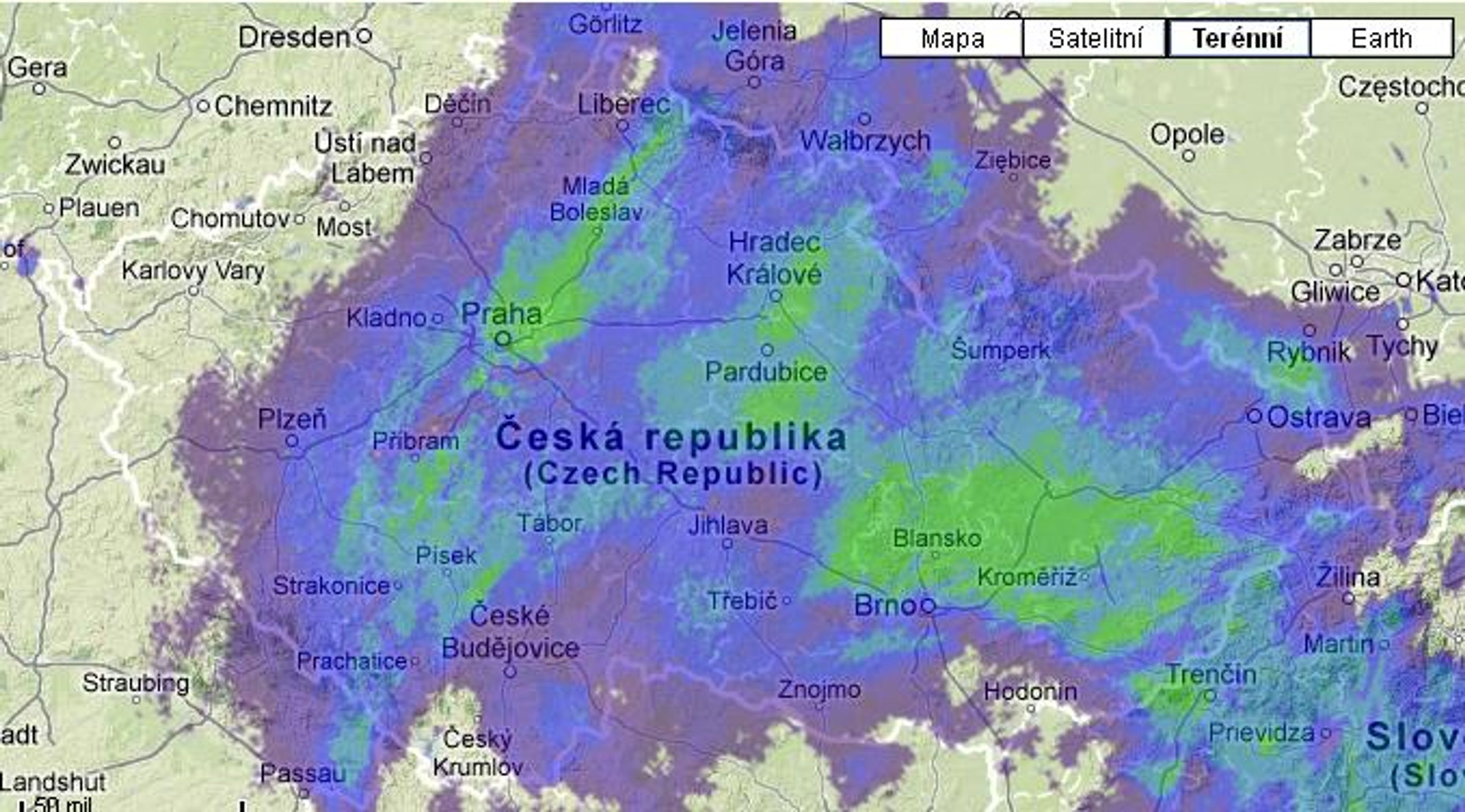 Radar 11.00 - Sněžení v Česku (7/10)