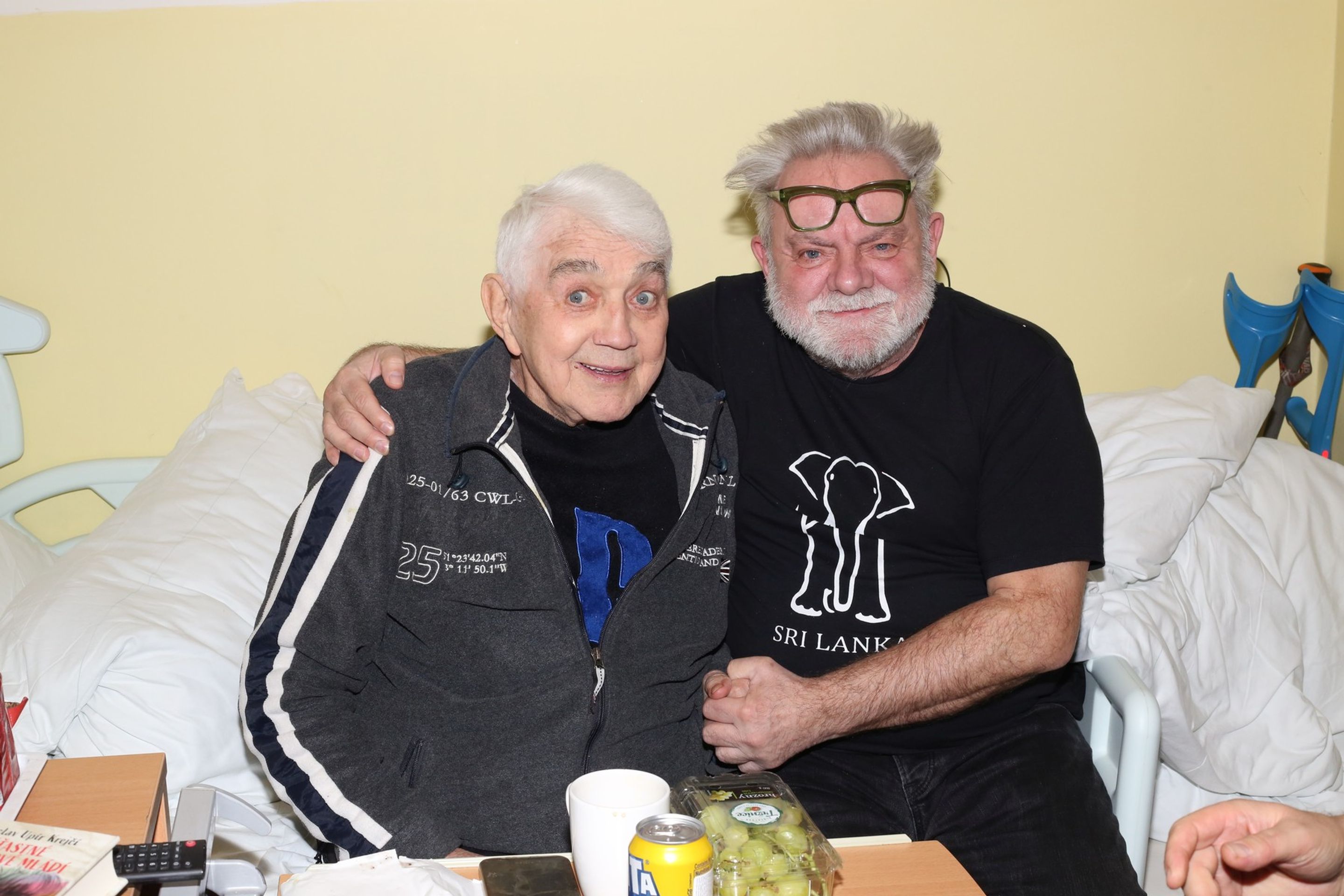 Jiří Krampol a Václav Upír Krejčí, 16. 1. 2024 Nemocnice na Františku - Jiří Krampol (2/14)