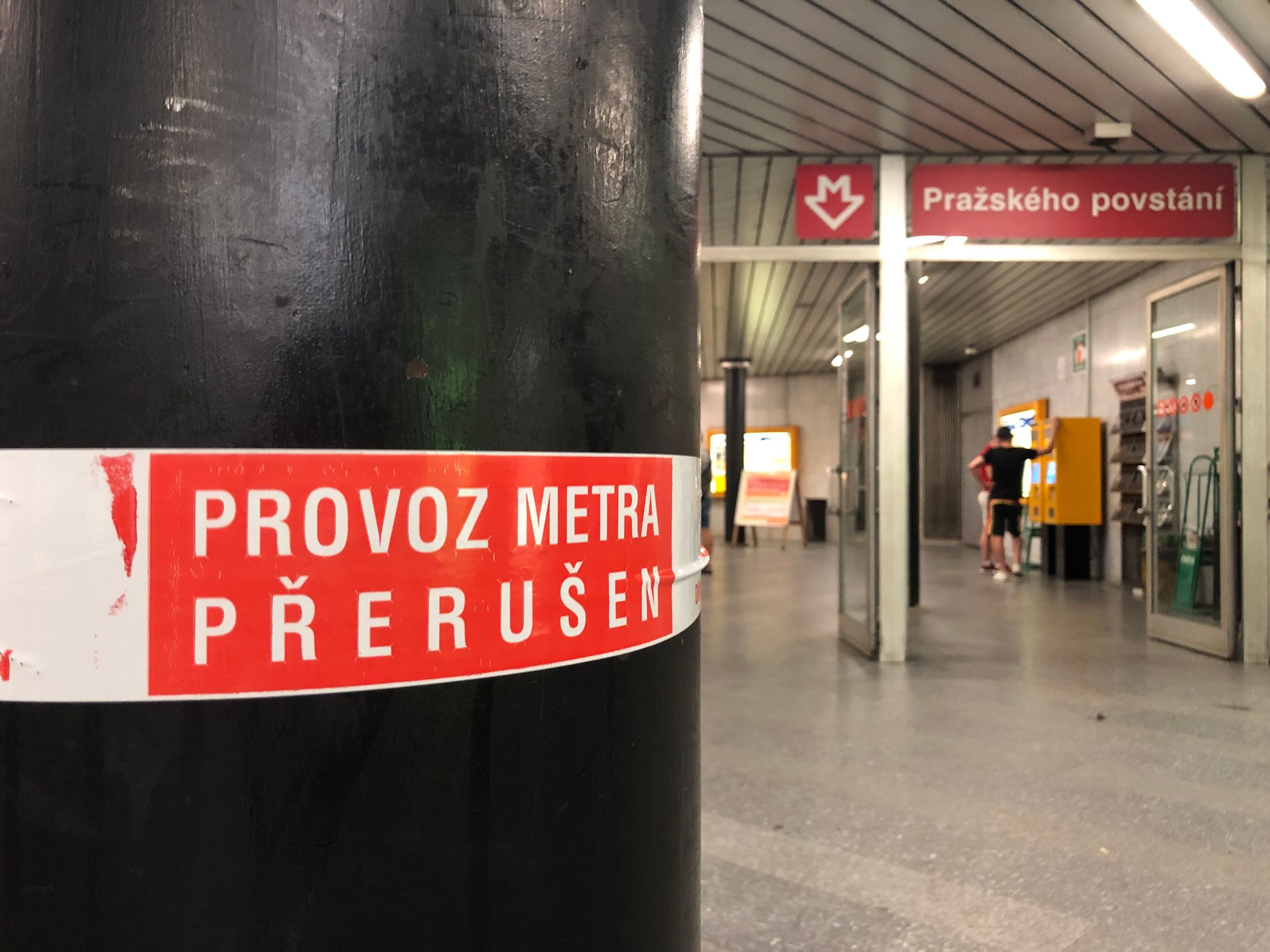 Pražského povstání výluka - 9 - GALERIE: Výluka metra: Pražského povstání (1/11)