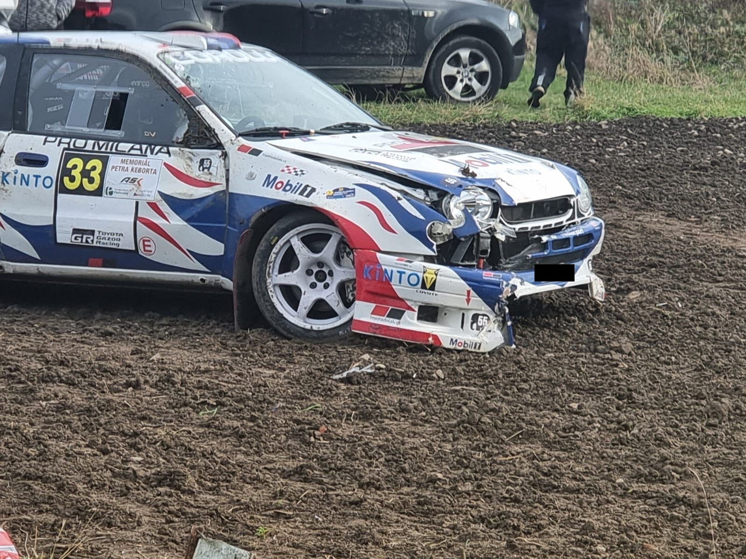 Nehoda na rally v Hořovicích - Nehoda v Hořovicích (2/4)