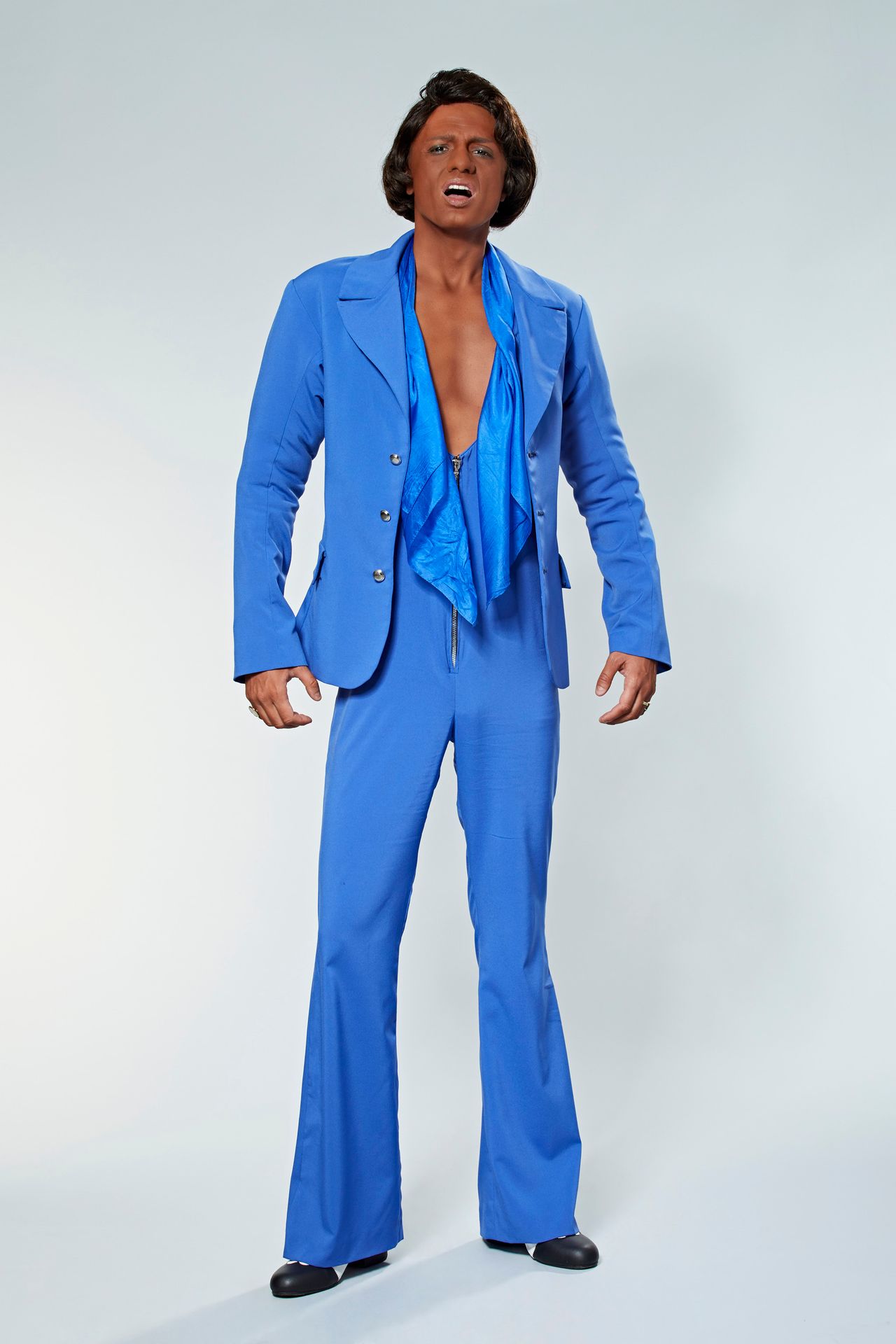 TVOJE TVÁŘ MÁ ZNÁMÝ HLAS: Ondřej Ruml jako James Brown - GALERIE: TVOJE TVÁŘ MÁ ZNÁMÝ HLAS: portréty (3/10)