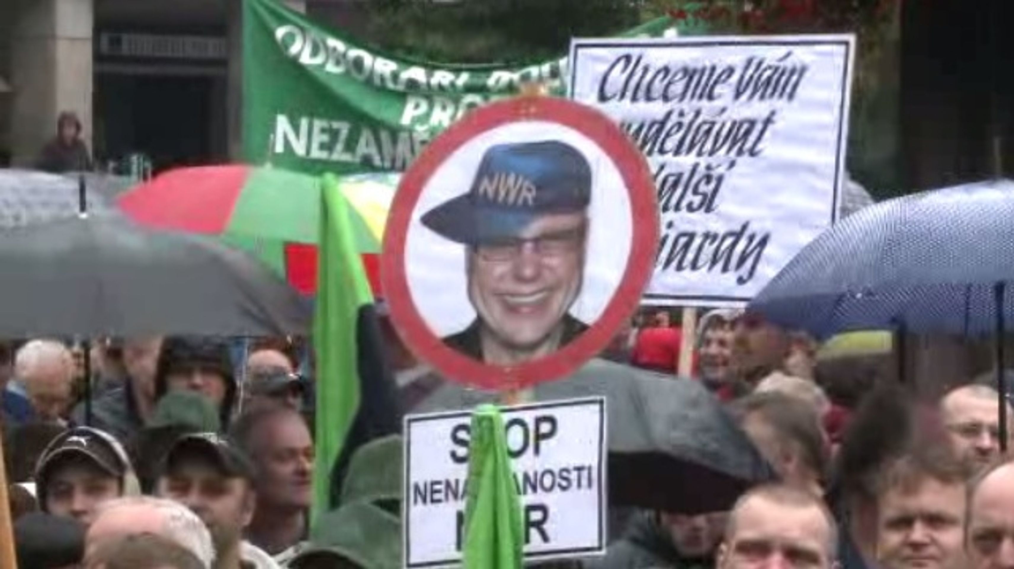Protesty horníků v Ostravě - GALERIE: Protesty horníků v Ostravě (7/8)